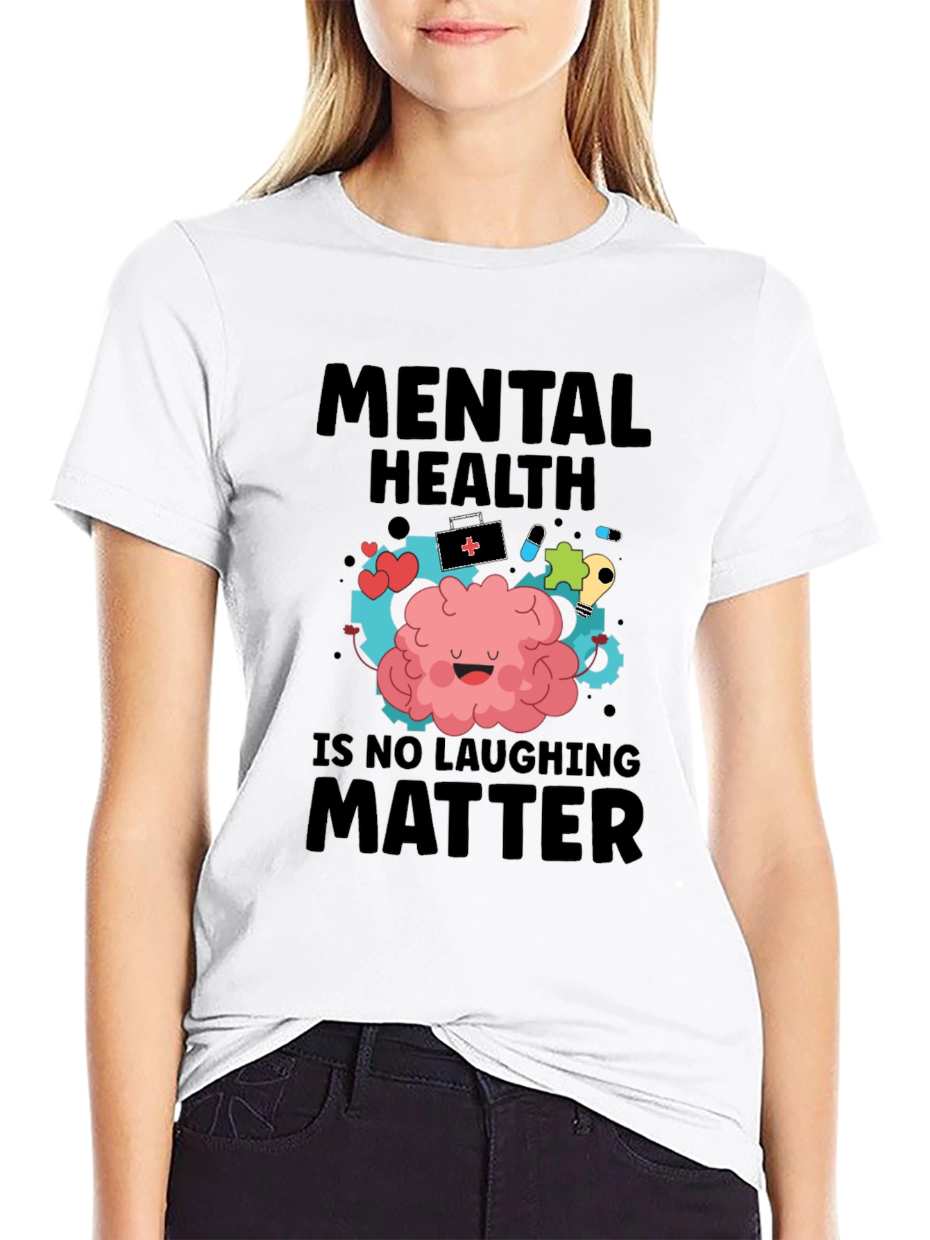 Mental Health Awareness Graphic T-Shirt