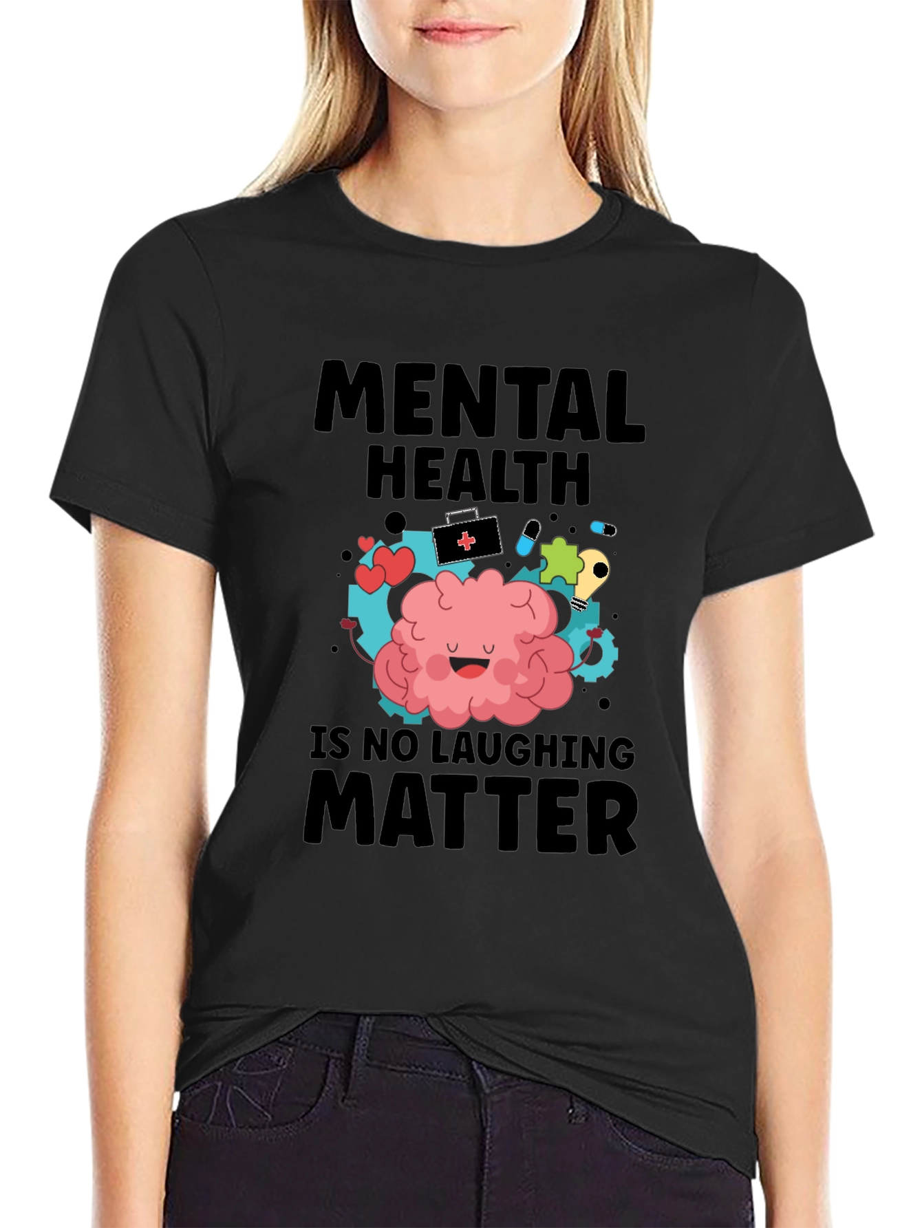 Mental Health Awareness Graphic T-Shirt