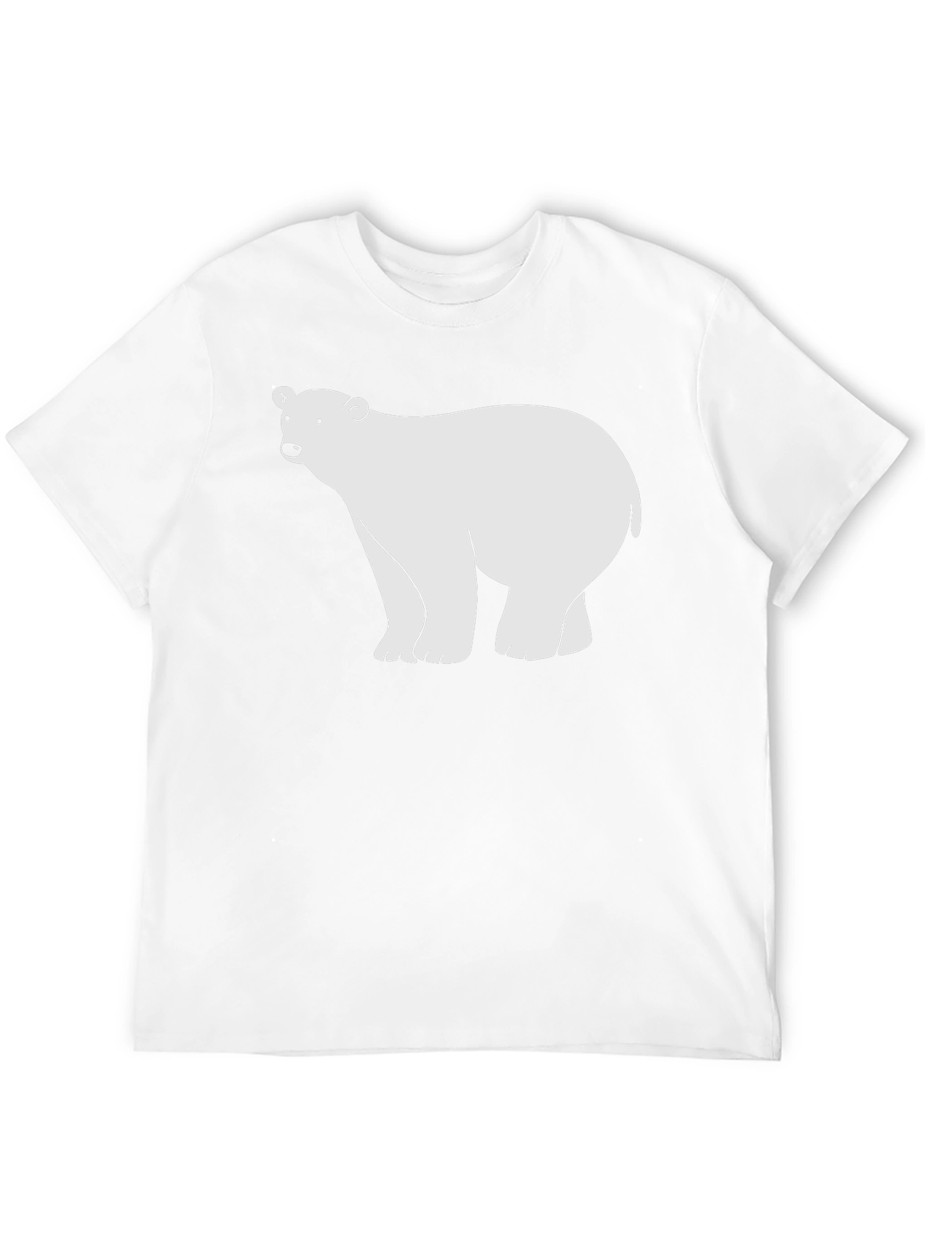 Polar Bear Graphic Black T-Shirt