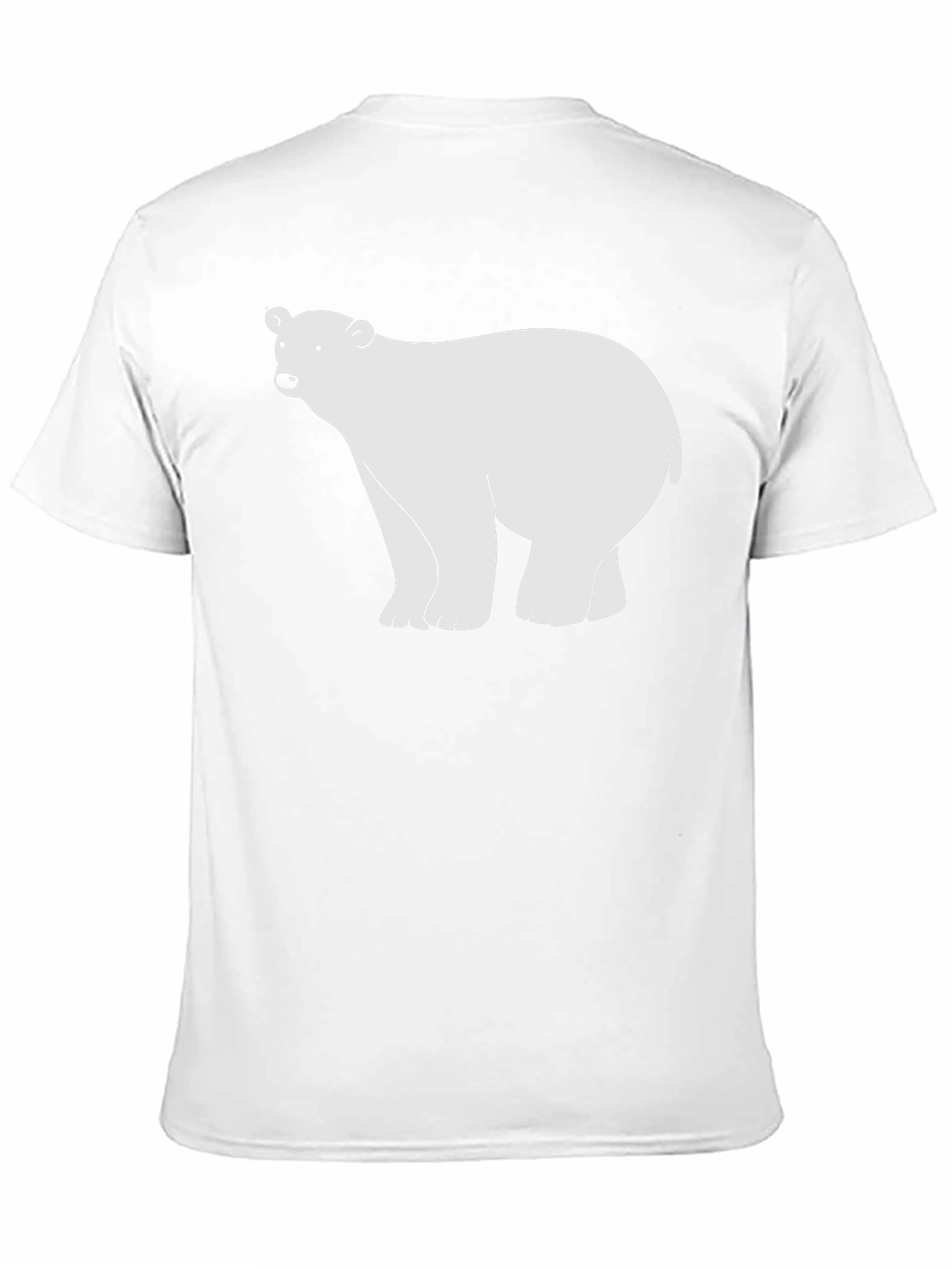 Polar Bear Graphic Black T-Shirt