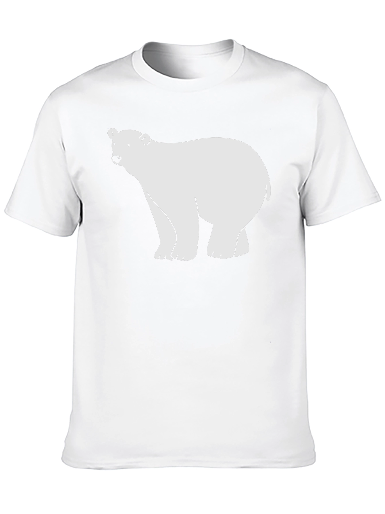 Polar Bear Graphic Black T-Shirt