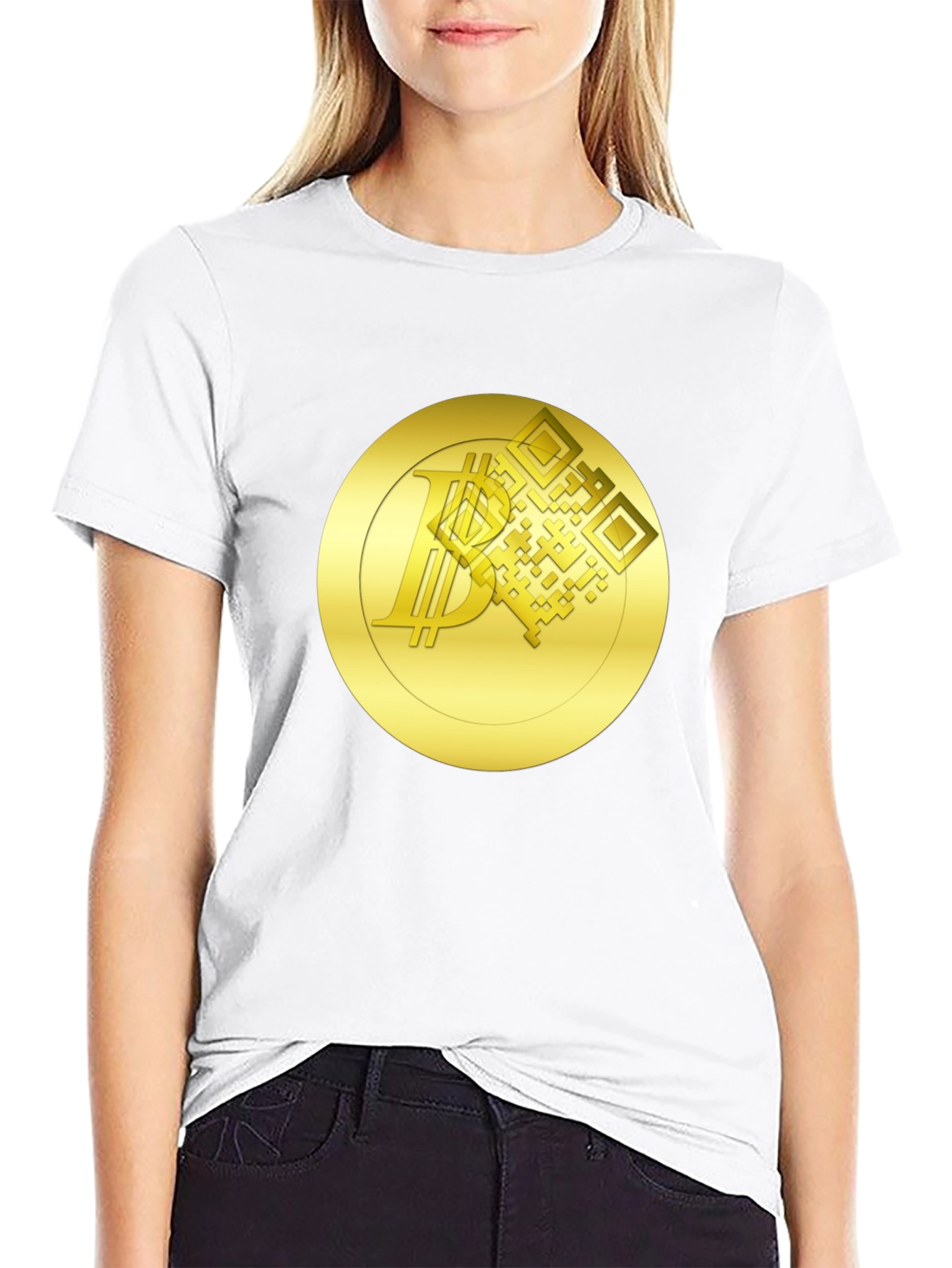 Bitcoin QR Code Graphic Tee - Crypto Fashion