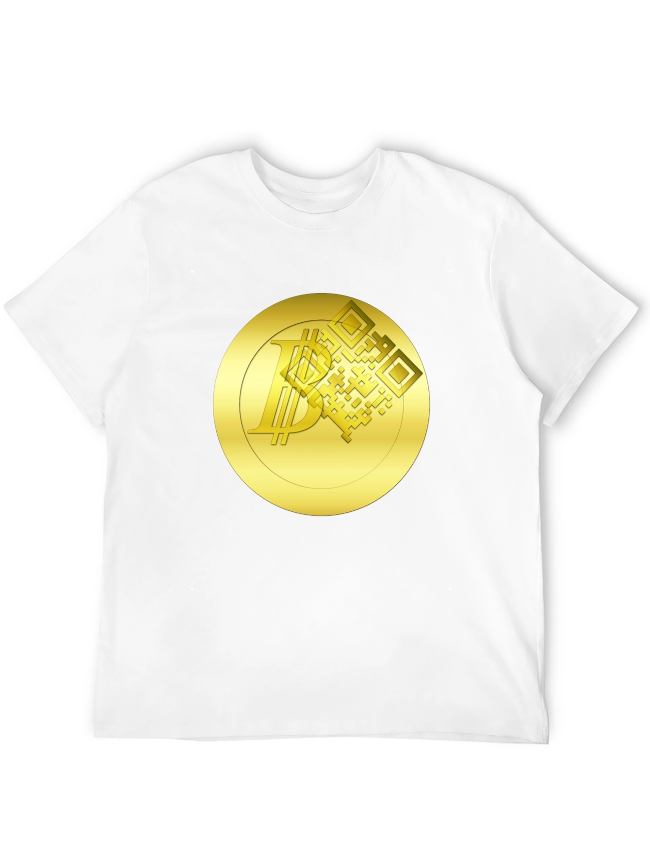 Bitcoin QR Code Graphic Tee - Crypto Fashion