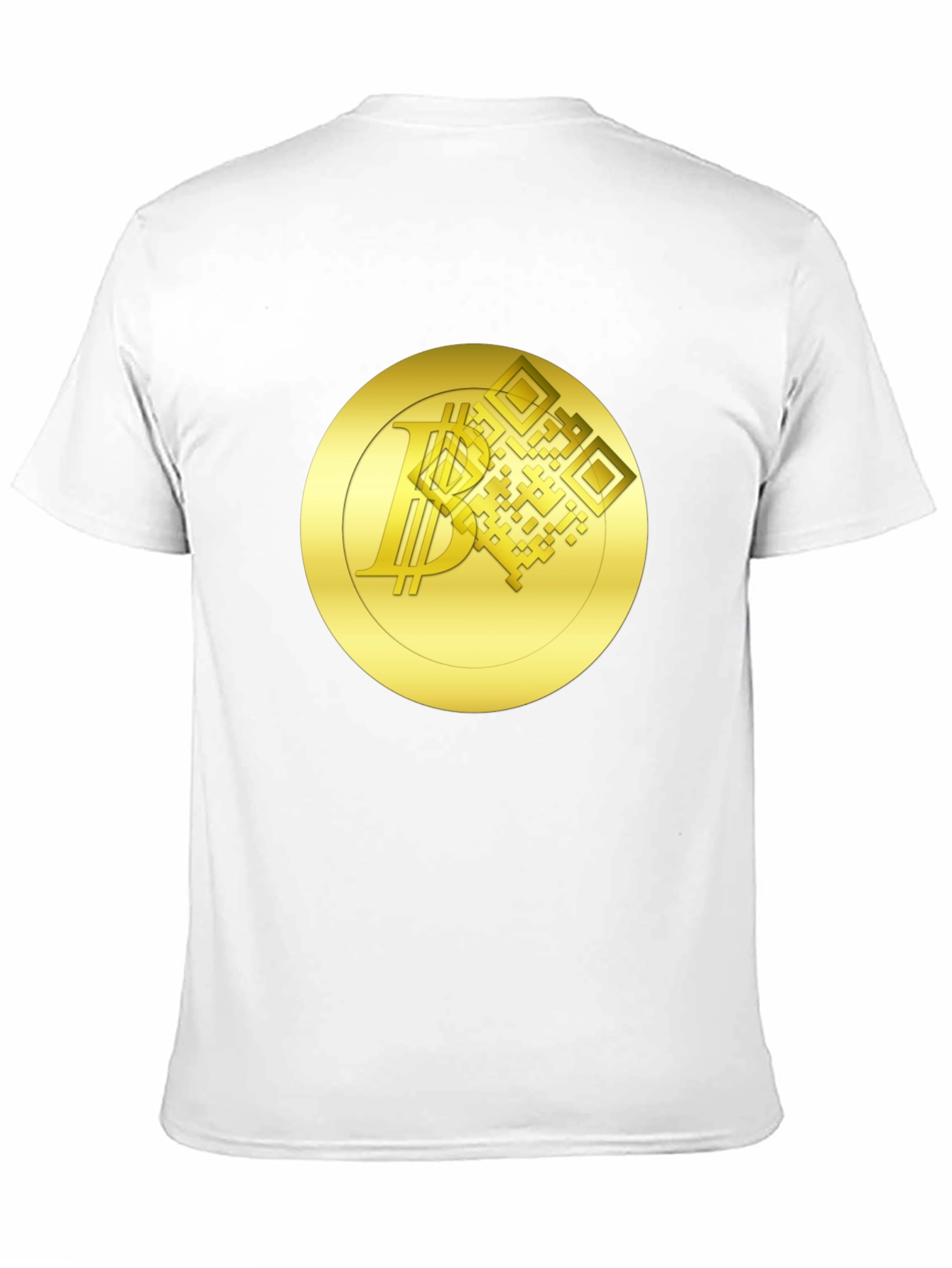 Bitcoin QR Code Graphic Tee - Crypto Fashion