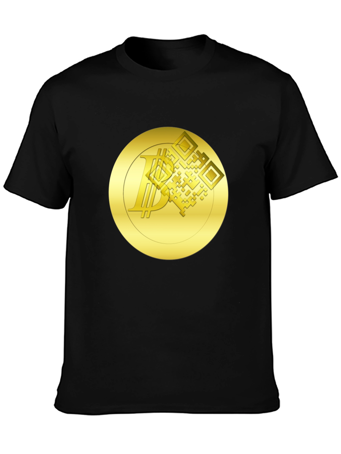 Bitcoin QR Code Graphic Tee - Crypto Fashion