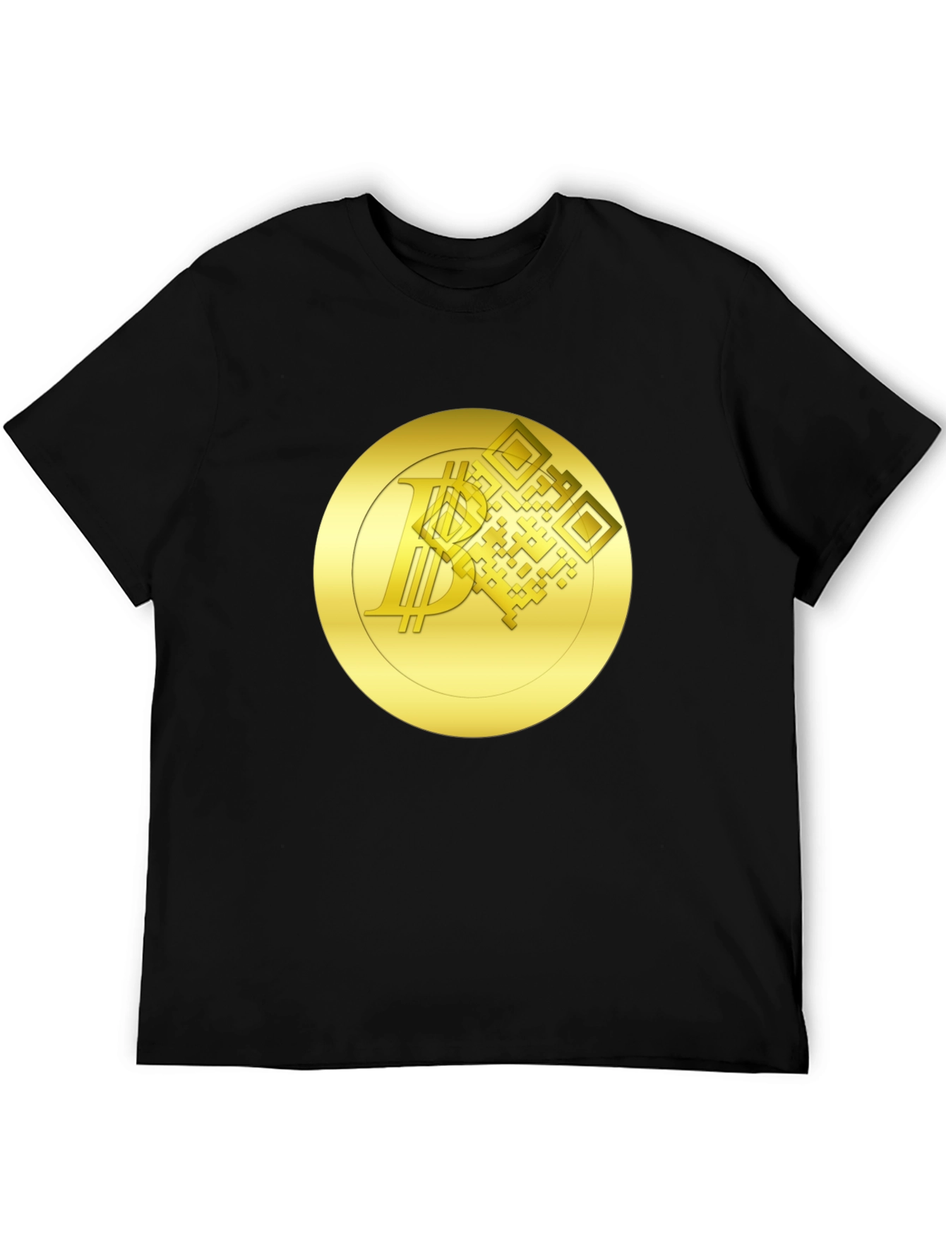 Bitcoin QR Code Graphic Tee - Crypto Fashion