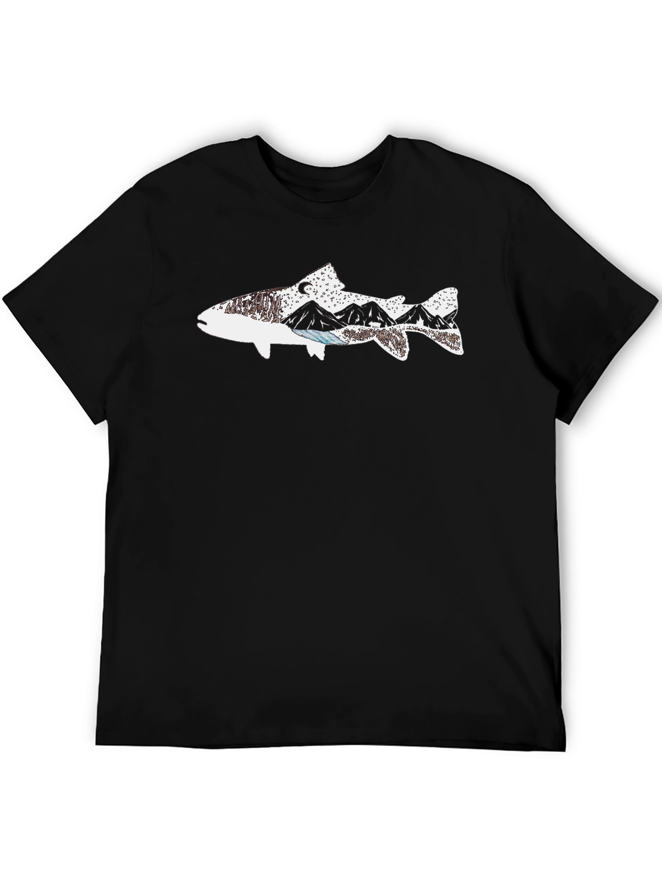 Mountain Fish Graphic Tee
