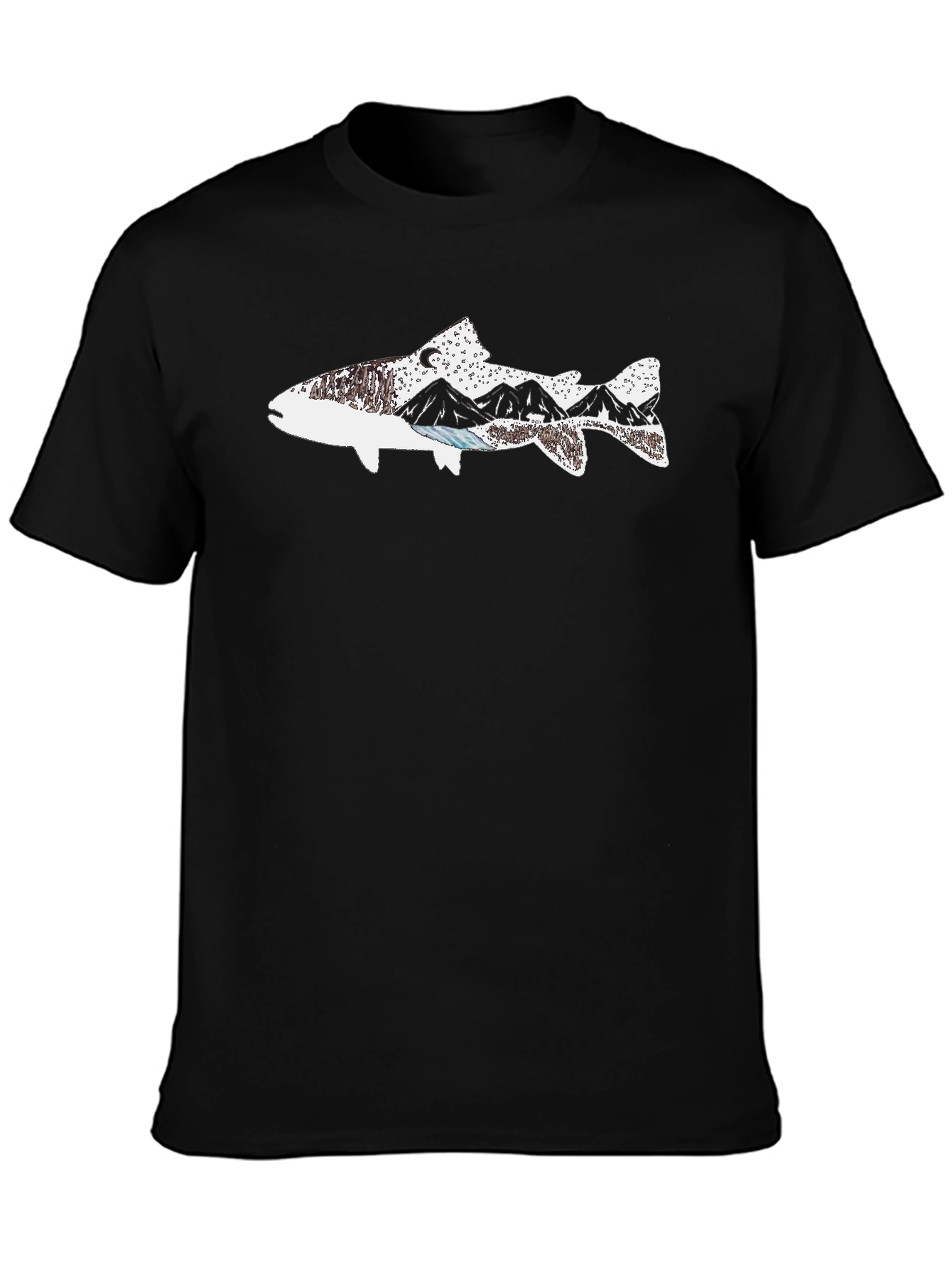Mountain Fish Graphic Tee