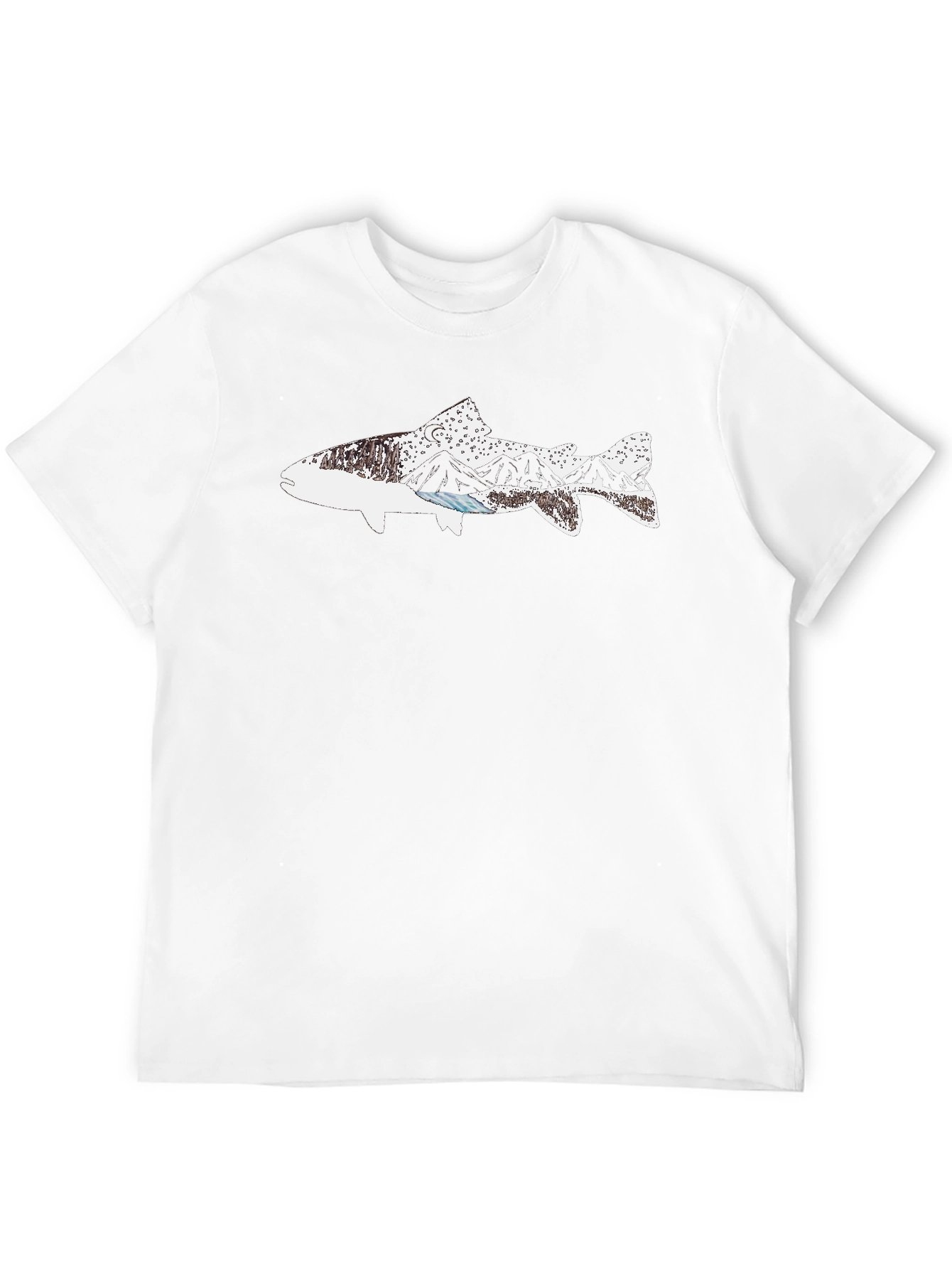 Mountain Fish Graphic Tee