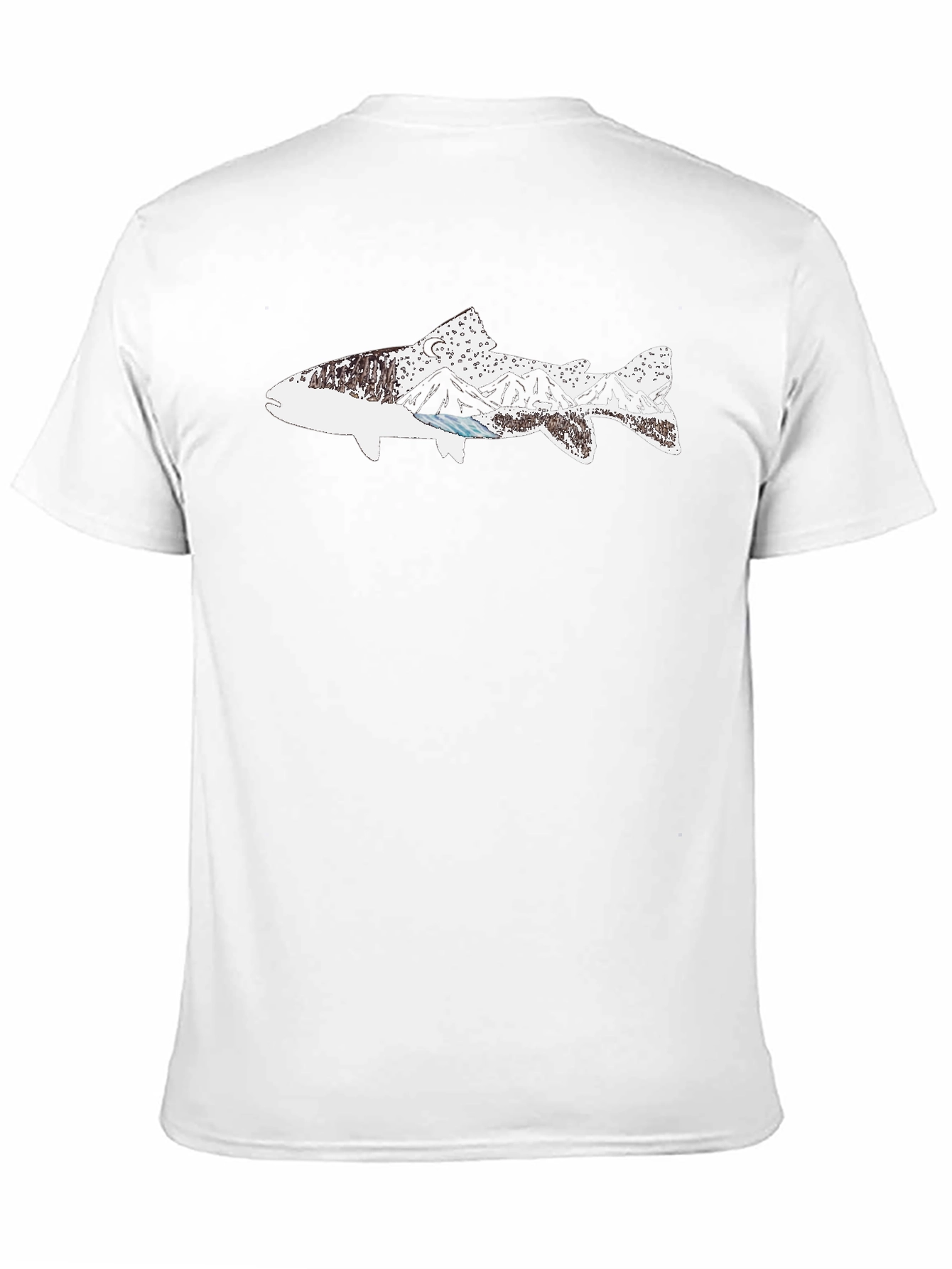 Mountain Fish Graphic Tee