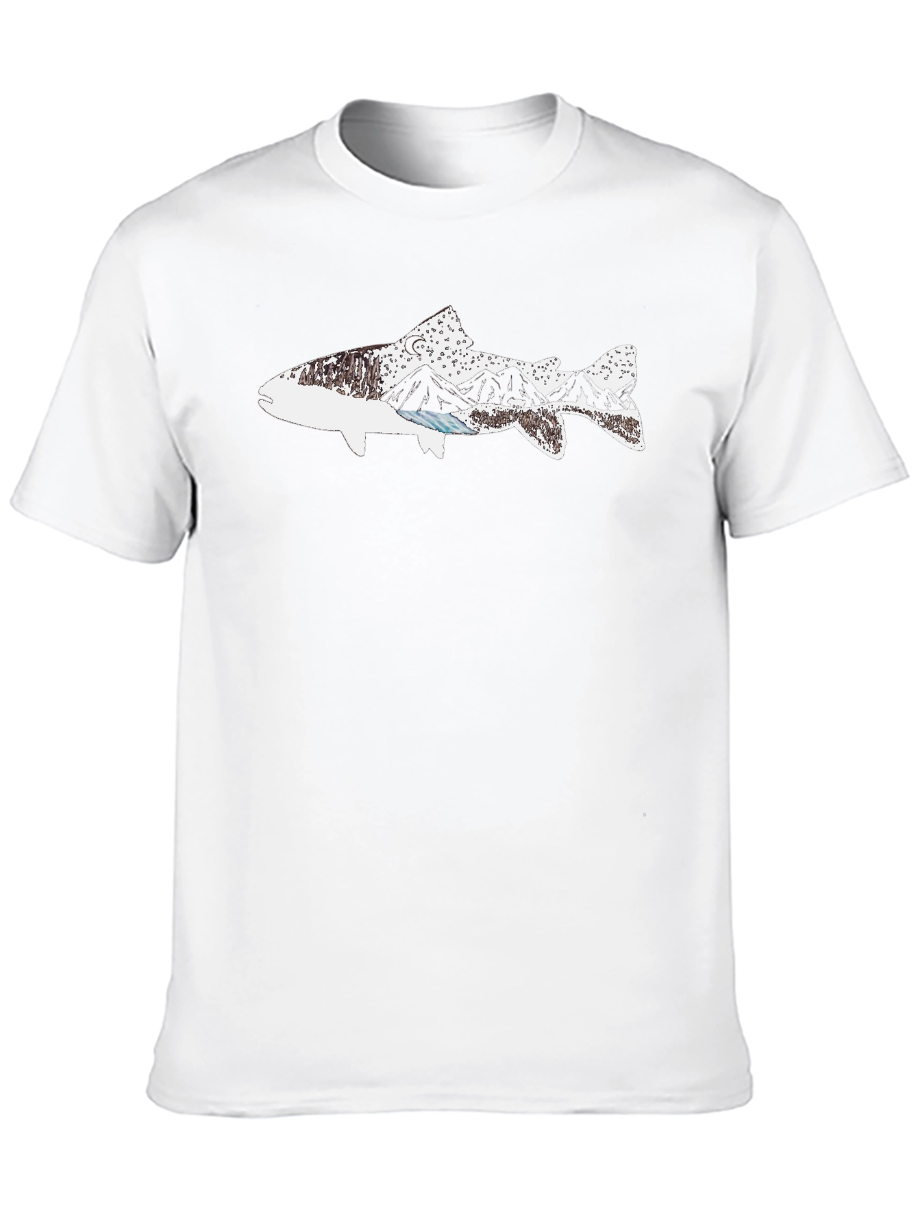 Mountain Fish Graphic Tee