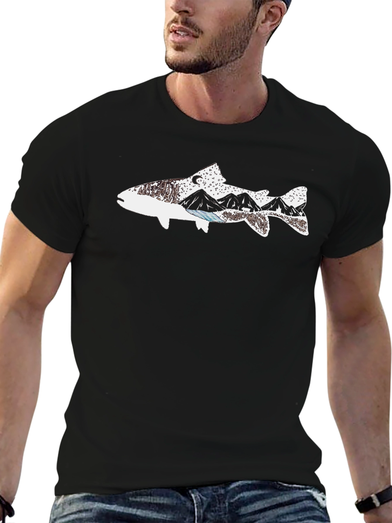 Mountain Fish Graphic Tee