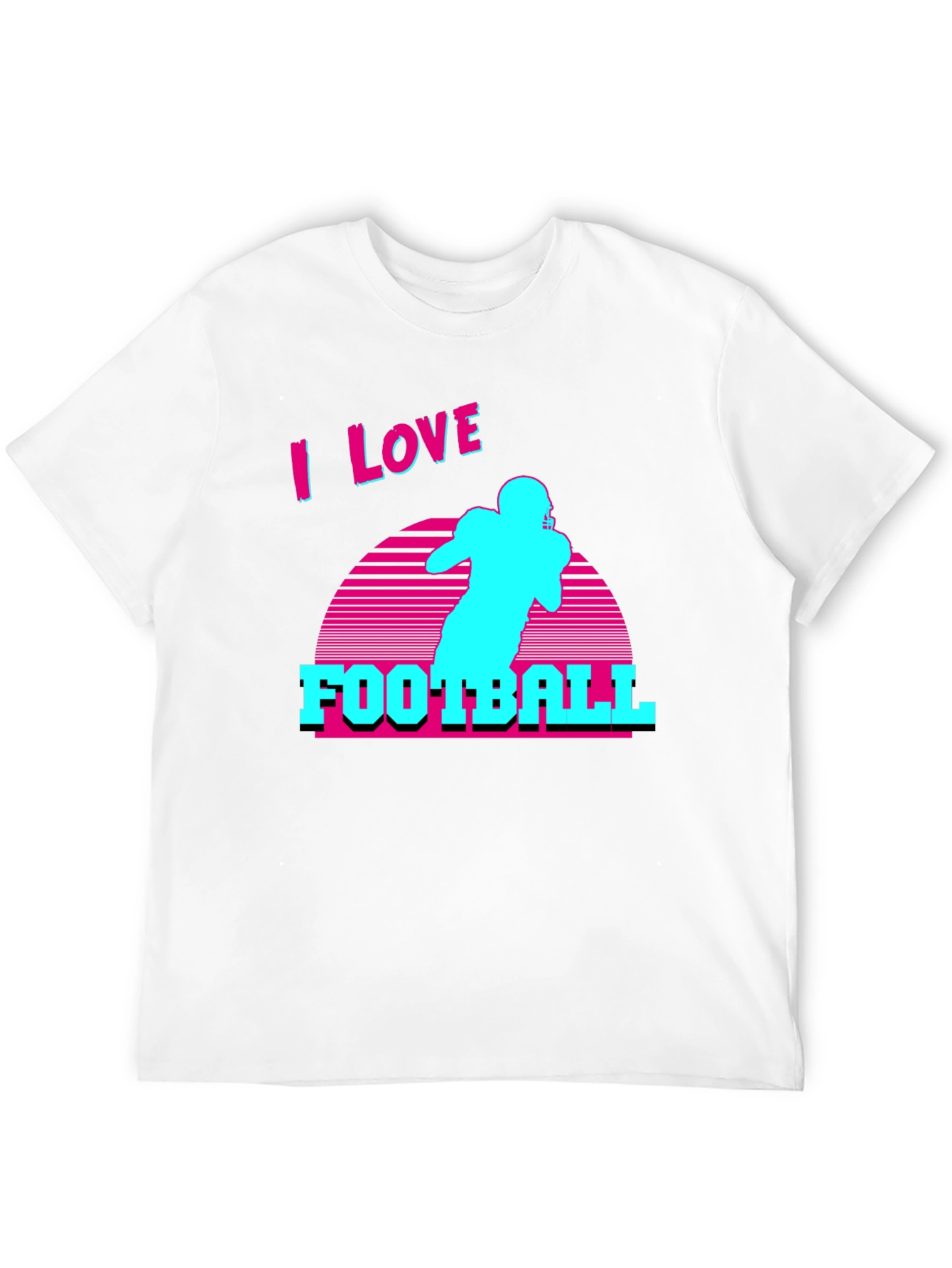 I Love Football Retro T-Shirt