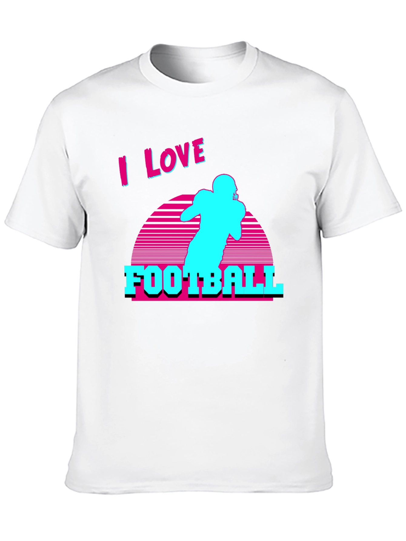 I Love Football Retro T-Shirt