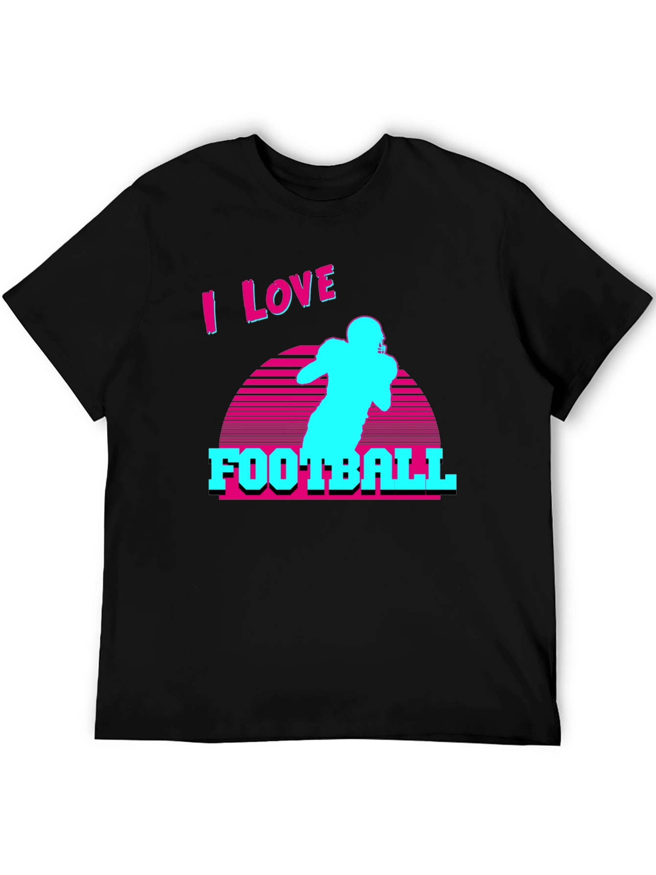 I Love Football Retro T-Shirt