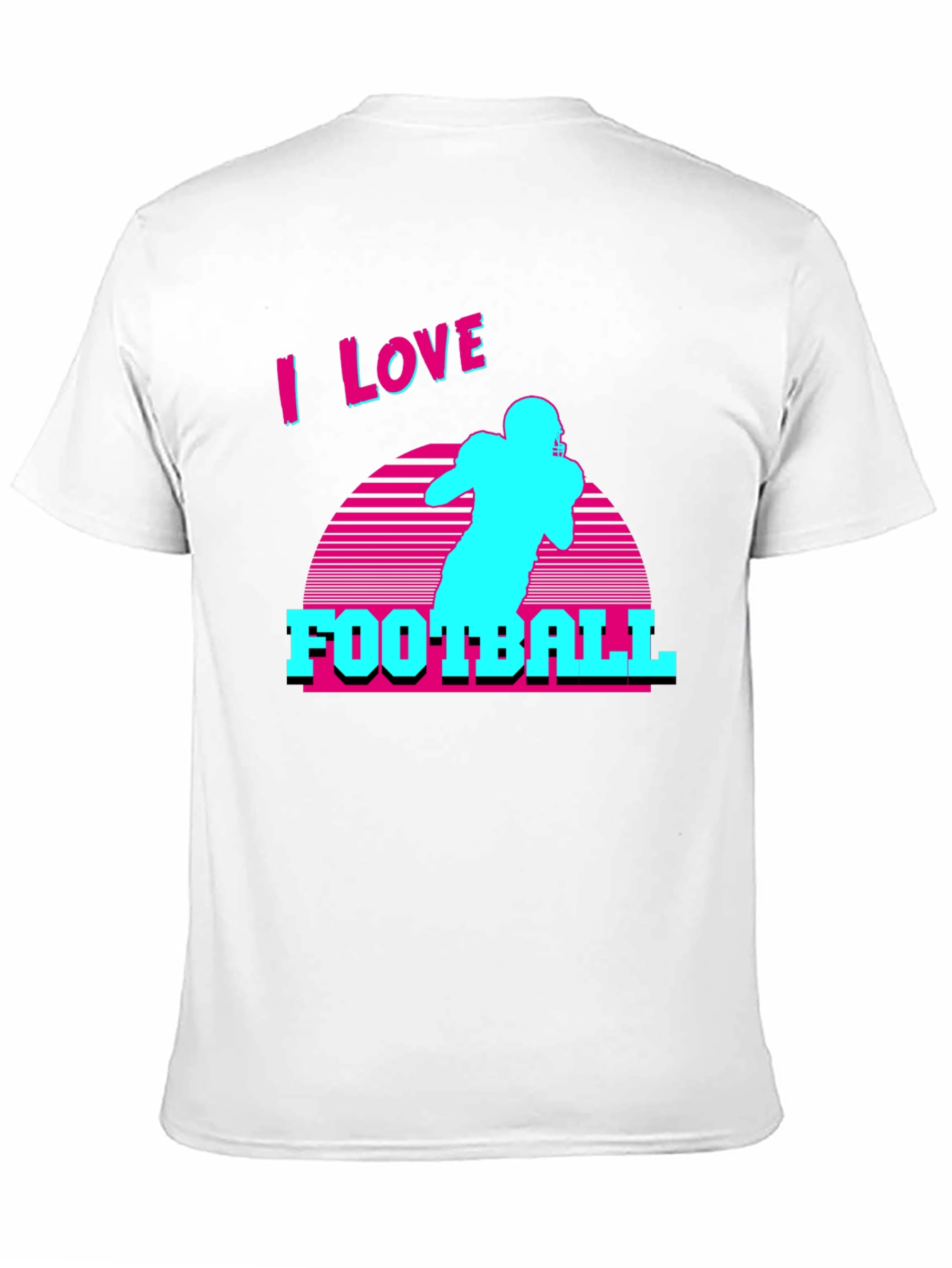 I Love Football Retro T-Shirt
