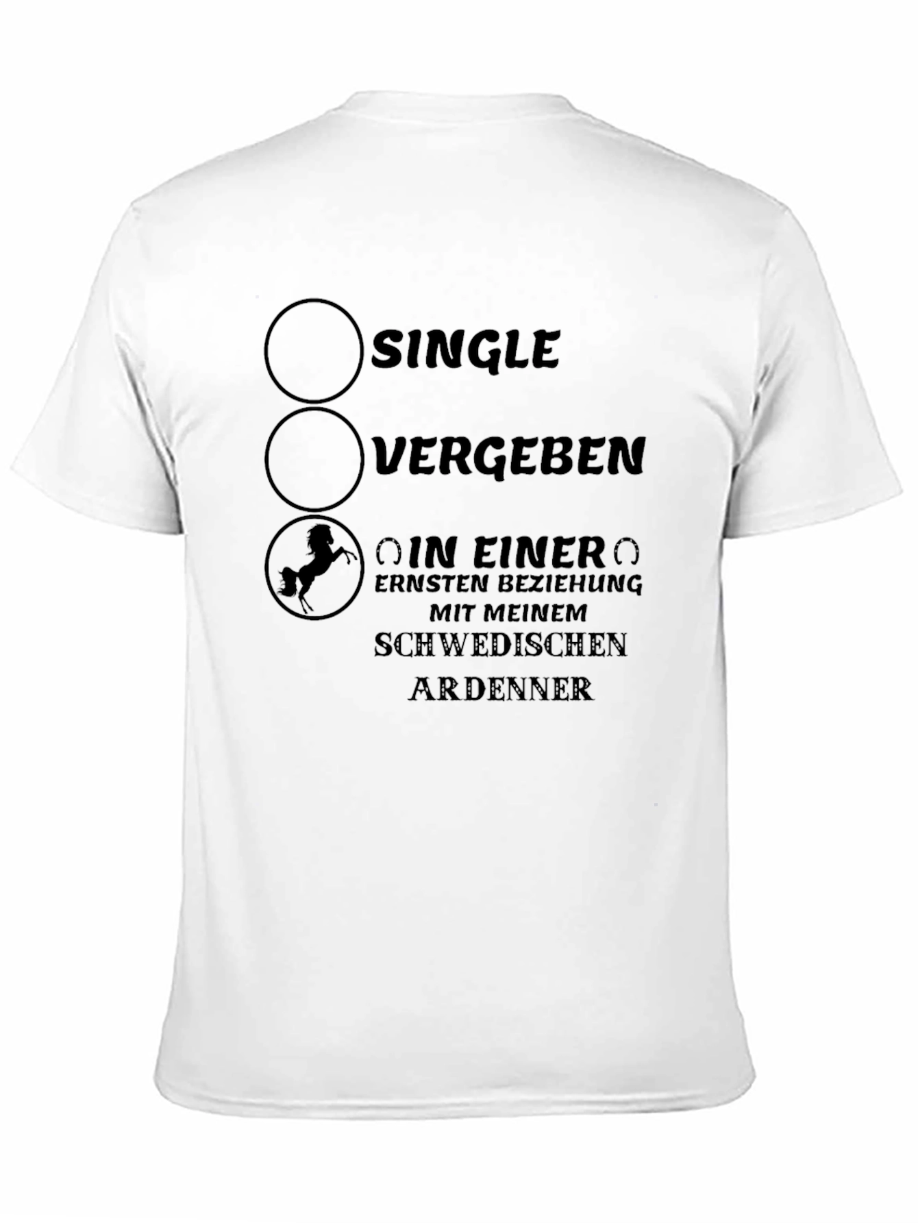 Humorous Relationship Status T-Shirt