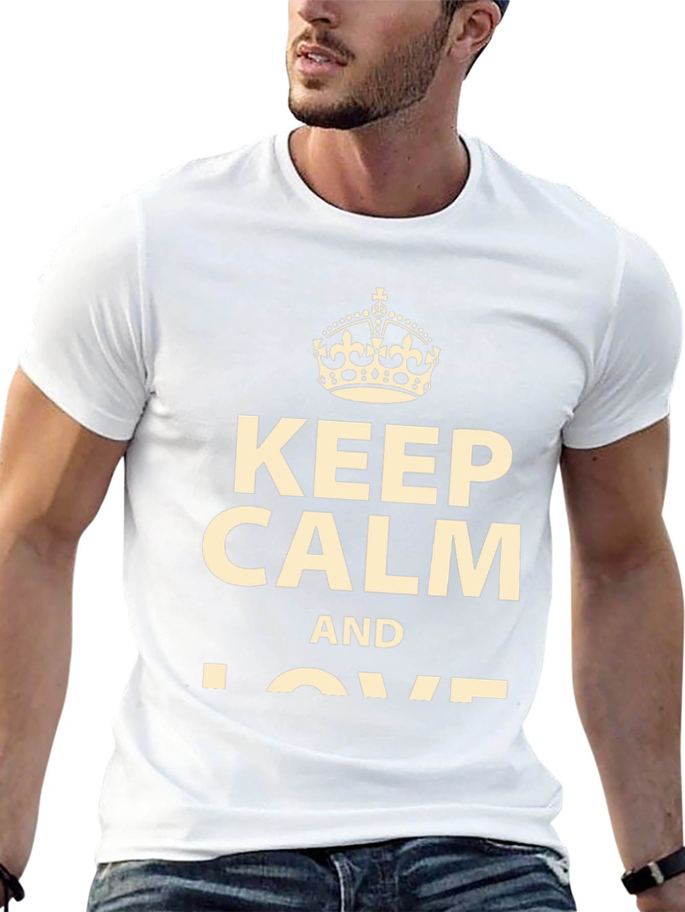 Keep Calm T-Shirt - Stylish Graphic Tee