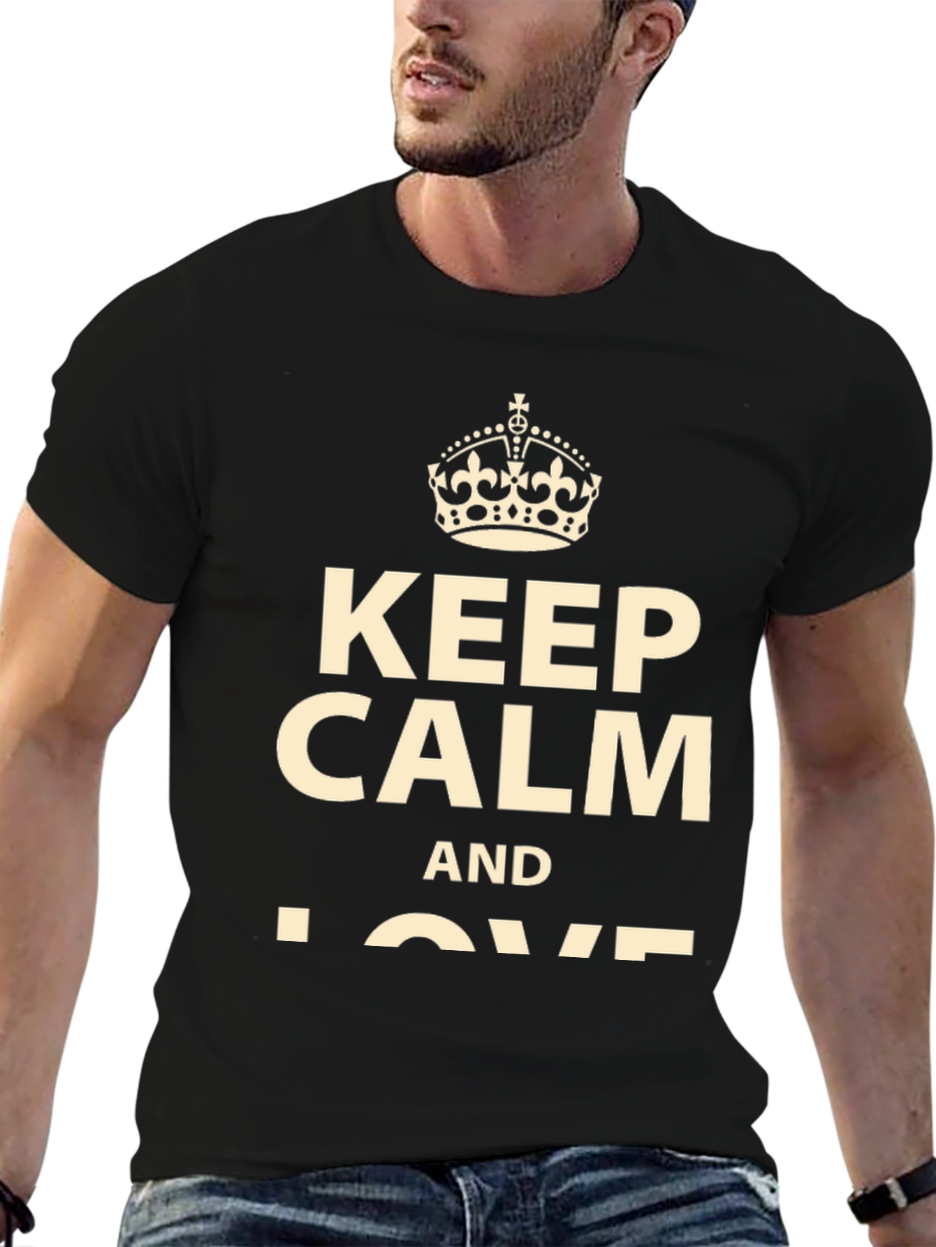 Keep Calm T-Shirt - Stylish Graphic Tee