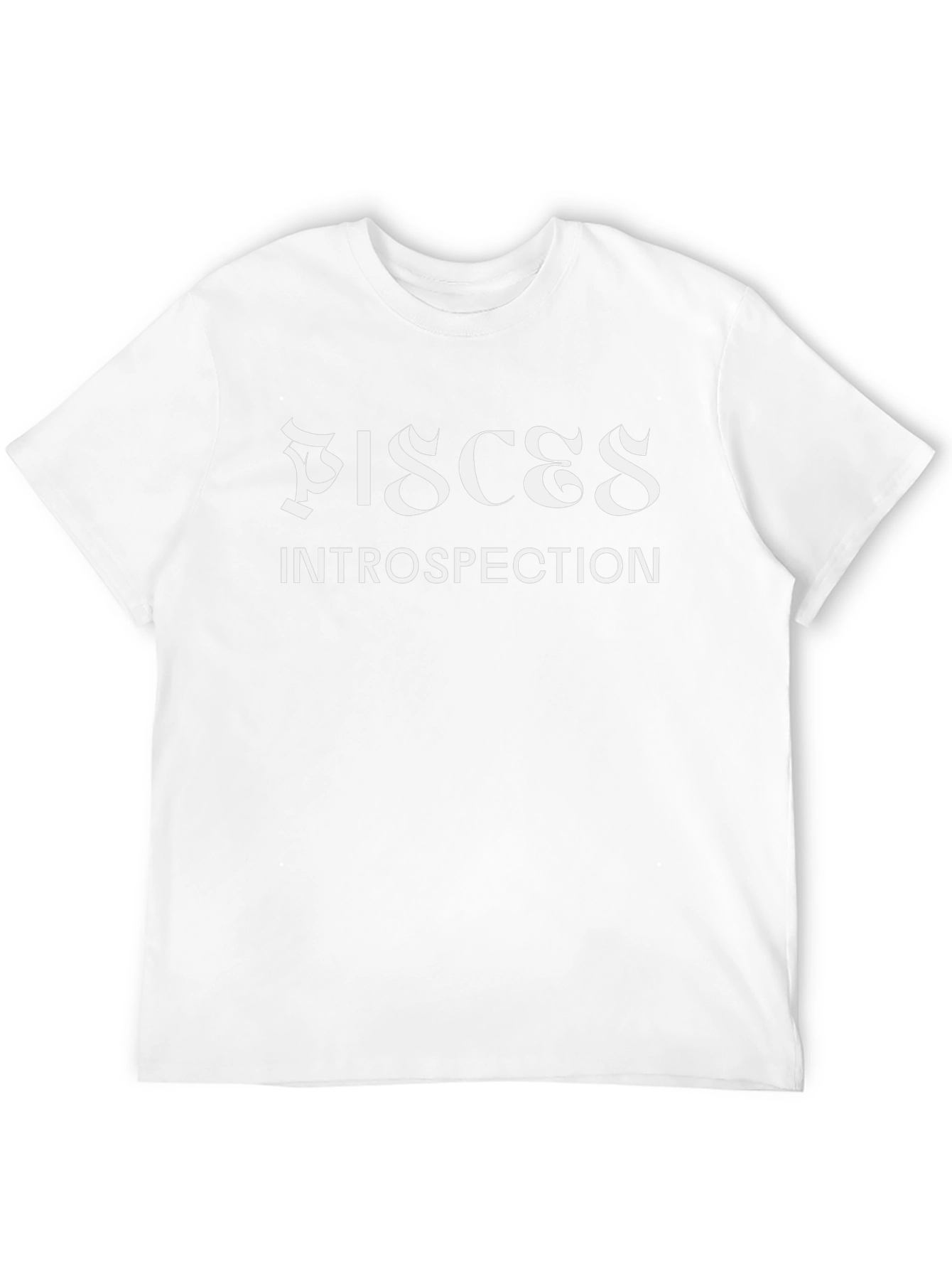 Pisces Introspection Black Graphic T-Shirt