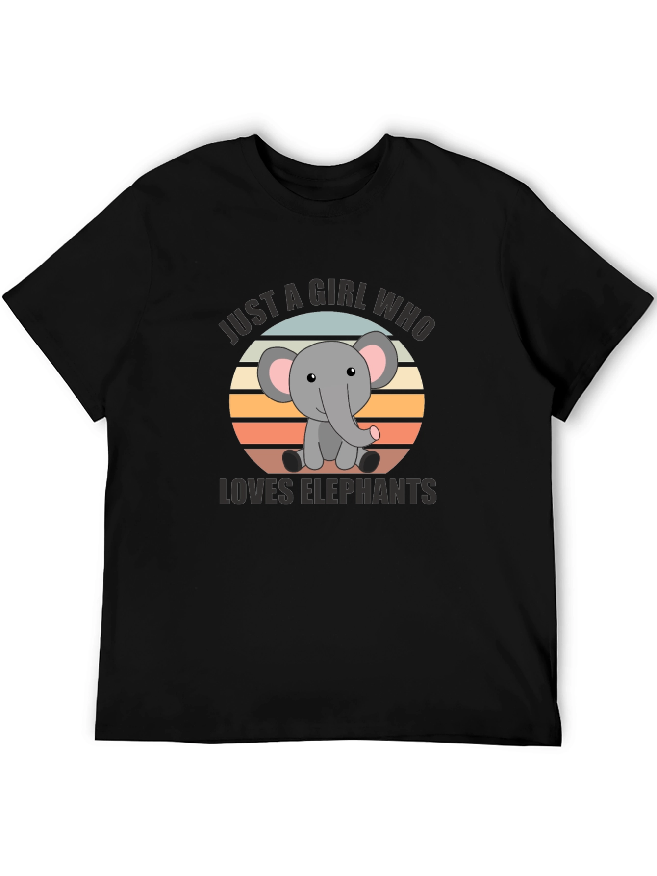 Elephant Lover T-Shirt - Cute Cartoon Design