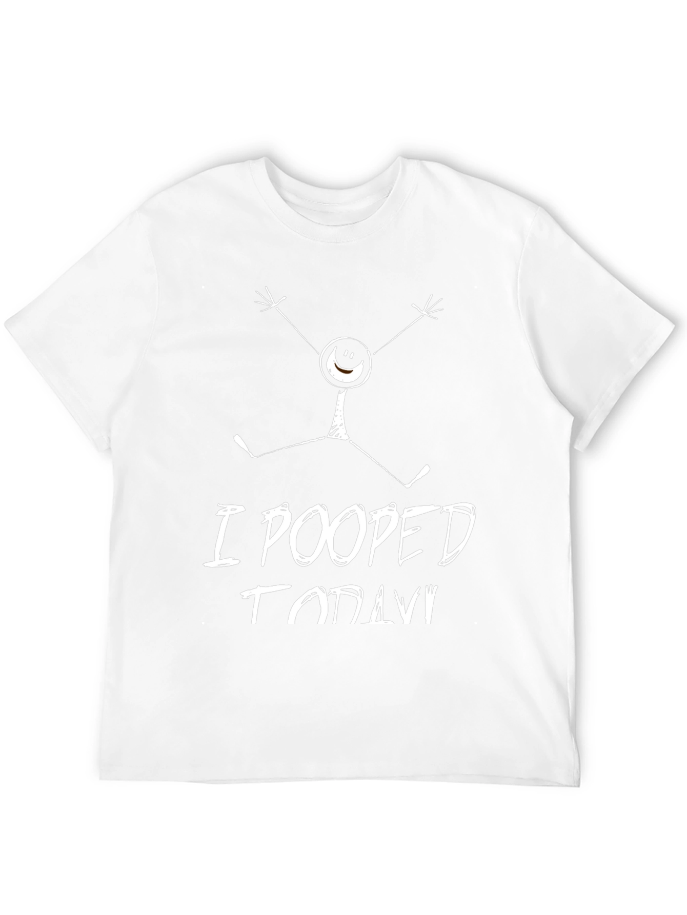Funny I Pooped Today Graphic Novelty T-Shirt