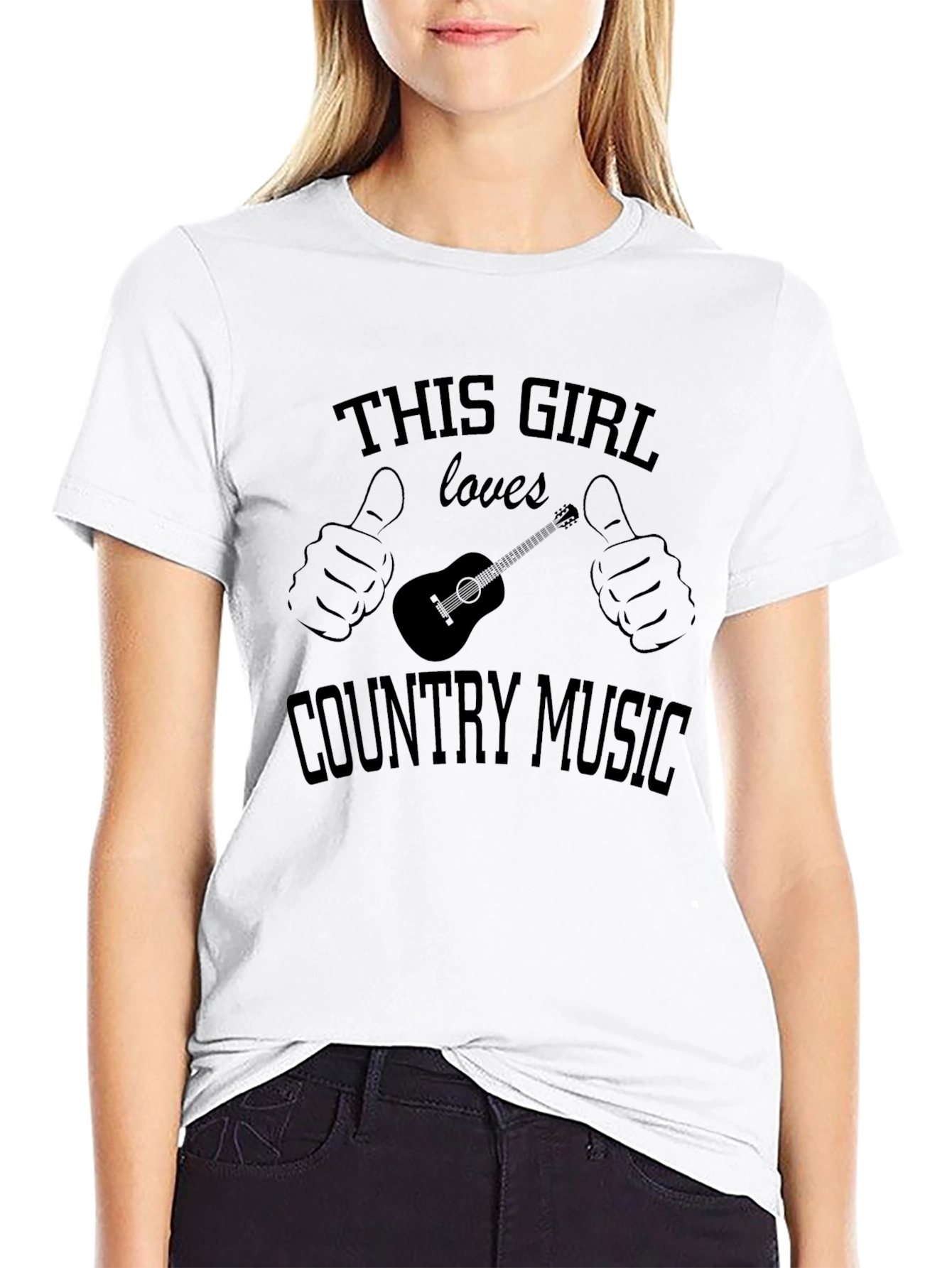 This Girl Loves Country Music T-Shirt