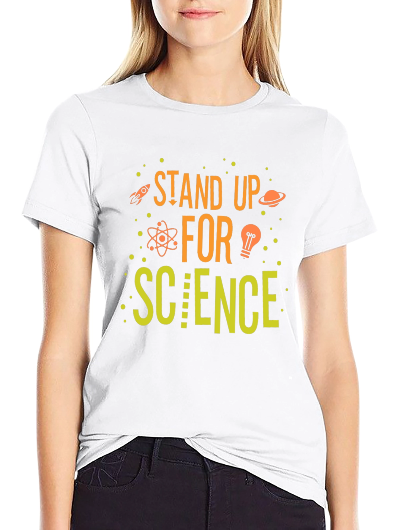 Stand Up For Science T-Shirt - Geeky Design