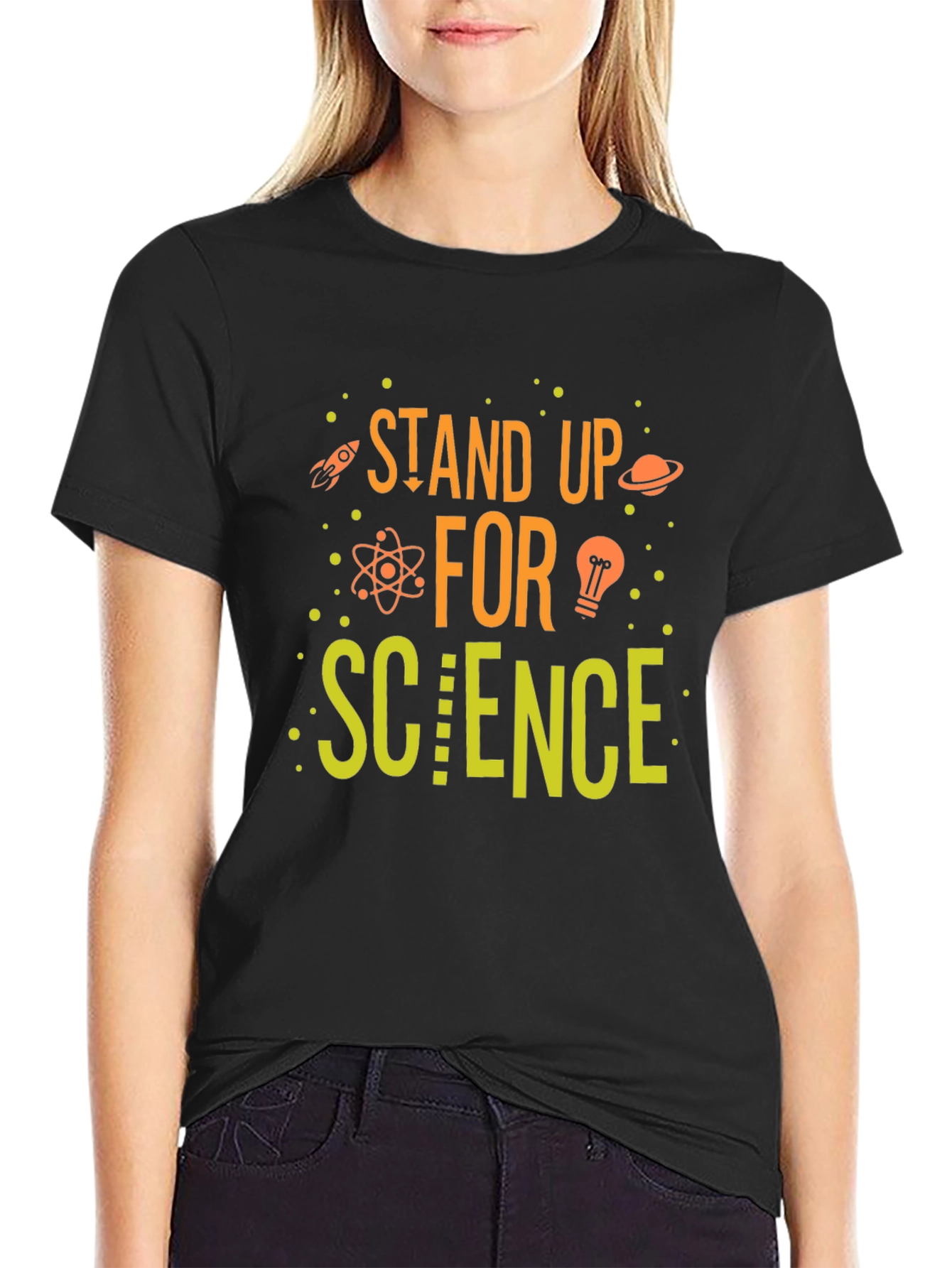 Stand Up For Science T-Shirt - Geeky Design