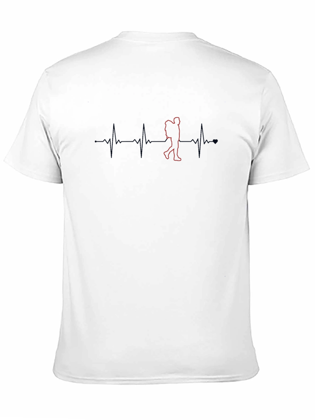 Hiking Heartbeat T-Shirt - Adventure Ready!