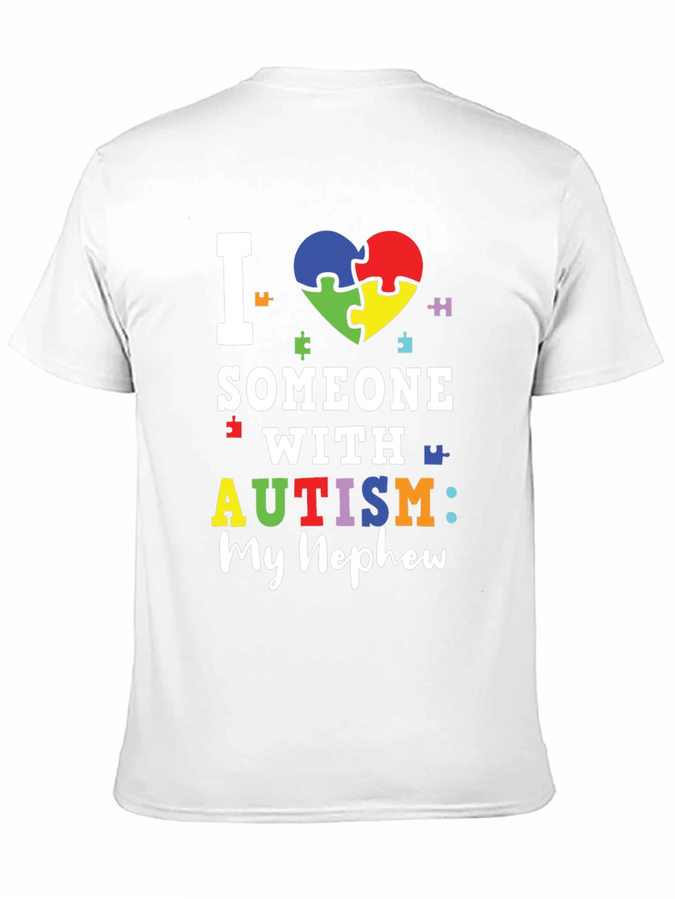 Autism Awareness T-Shirt - I Love Someone With Autism