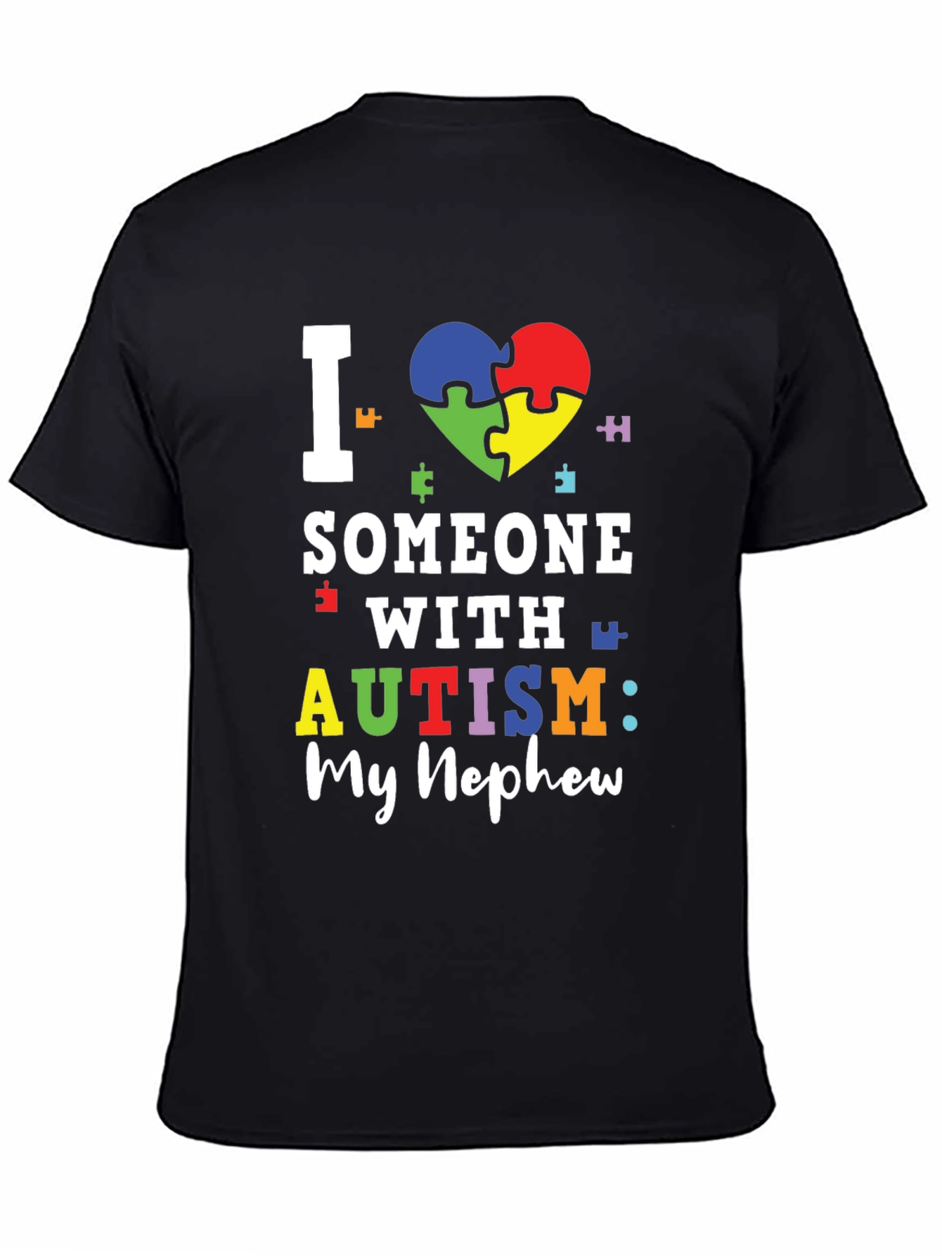 Autism Awareness T-Shirt - I Love Someone With Autism