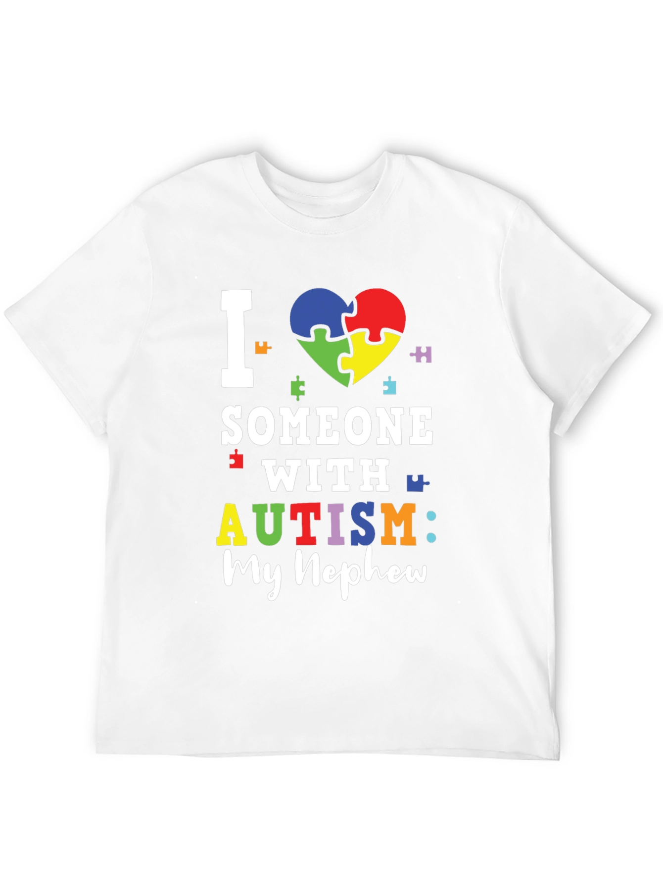 Autism Awareness T-Shirt - I Love Someone With Autism