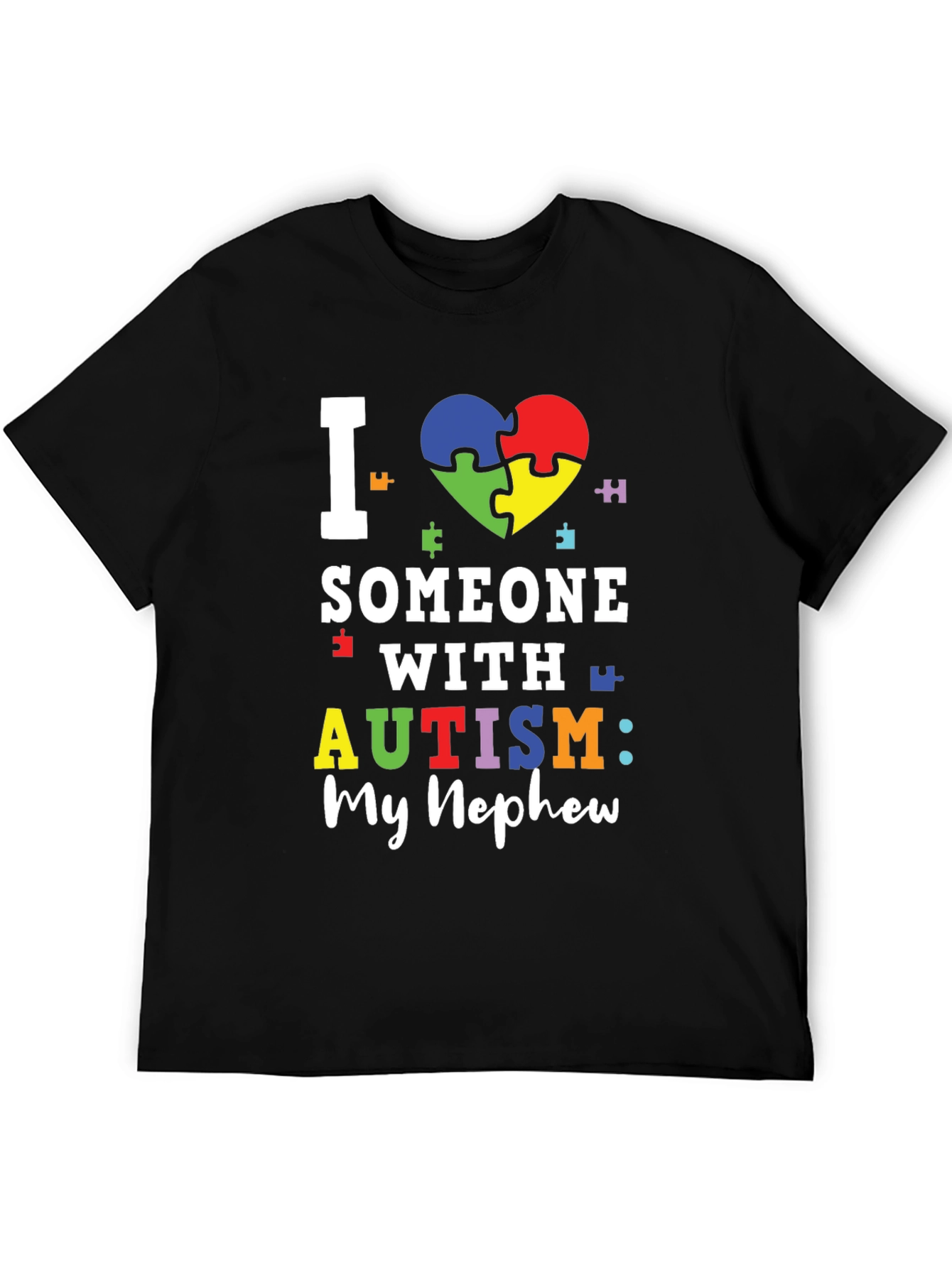 Autism Awareness T-Shirt - I Love Someone With Autism