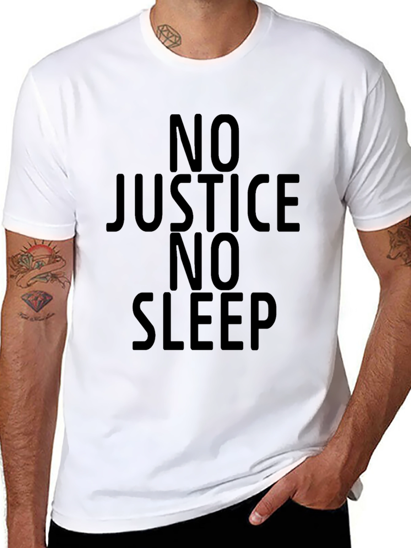 No Justice No Sleep Graphic T-Shirt
