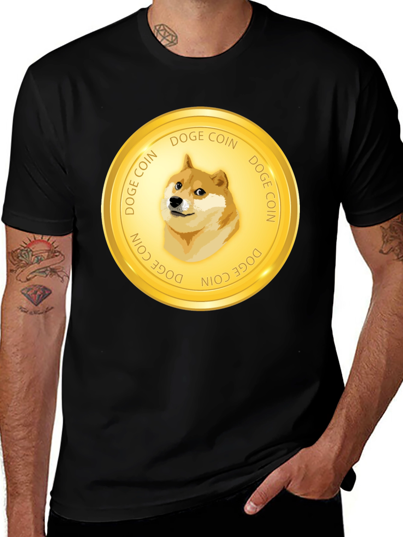 Doge Coin Crypto T-Shirt - Much Wow!