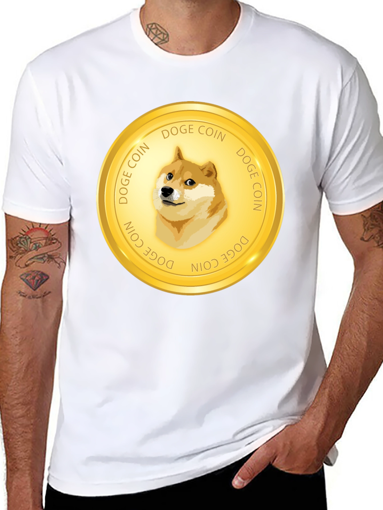 Doge Coin Crypto T-Shirt - Much Wow!