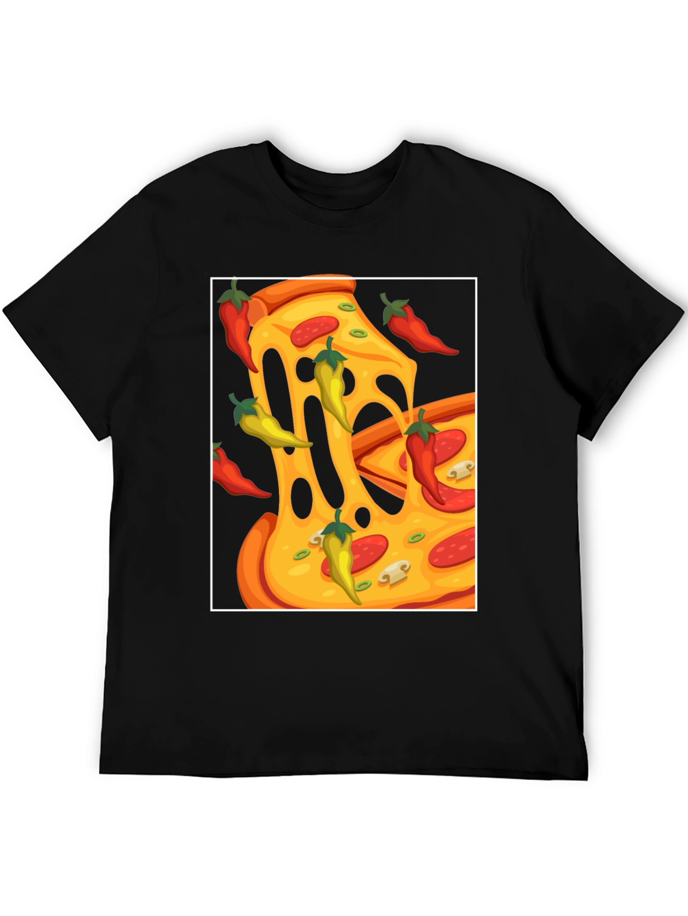 Pizza & Peppers Graphic Tee