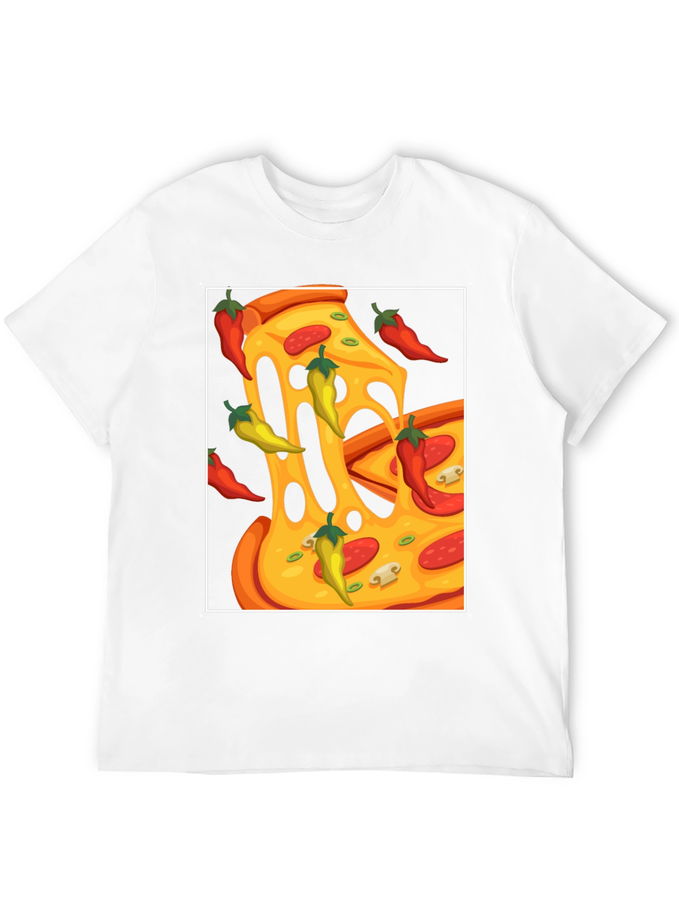 Pizza & Peppers Graphic Tee