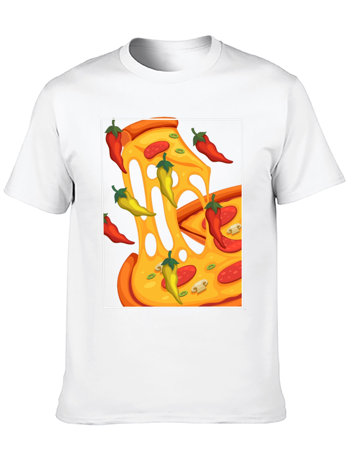 Pizza & Peppers Graphic Tee