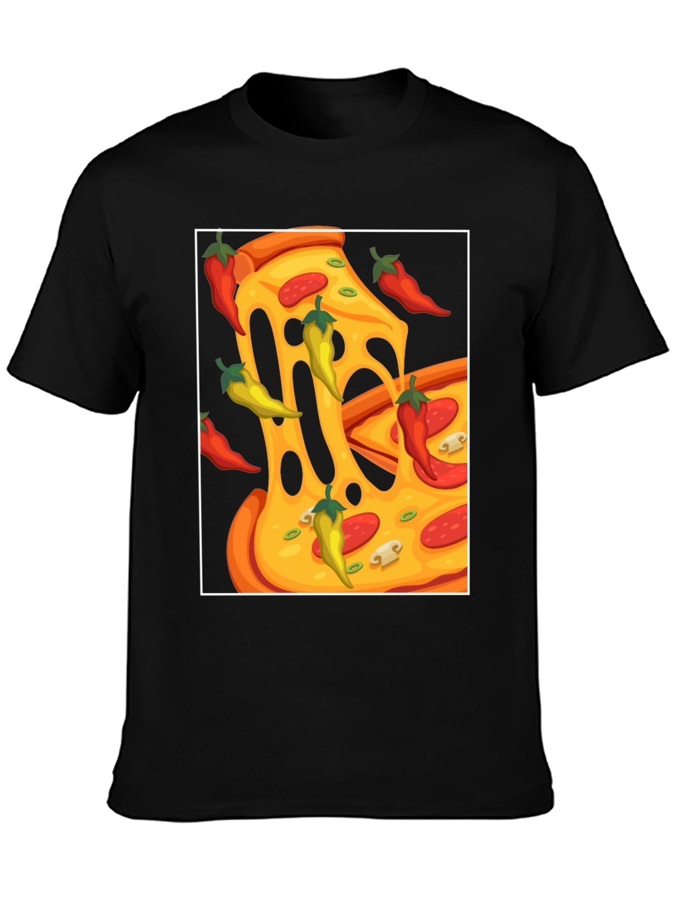 Pizza & Peppers Graphic Tee