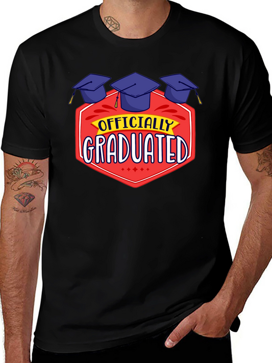 Officially Graduated Black T-Shirt