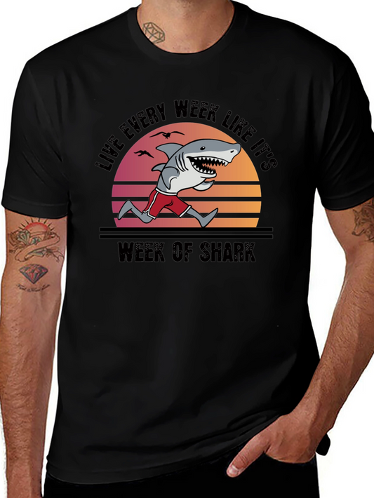 Funny Shark Week Tee - Live Every Week Like Its Shark Week!