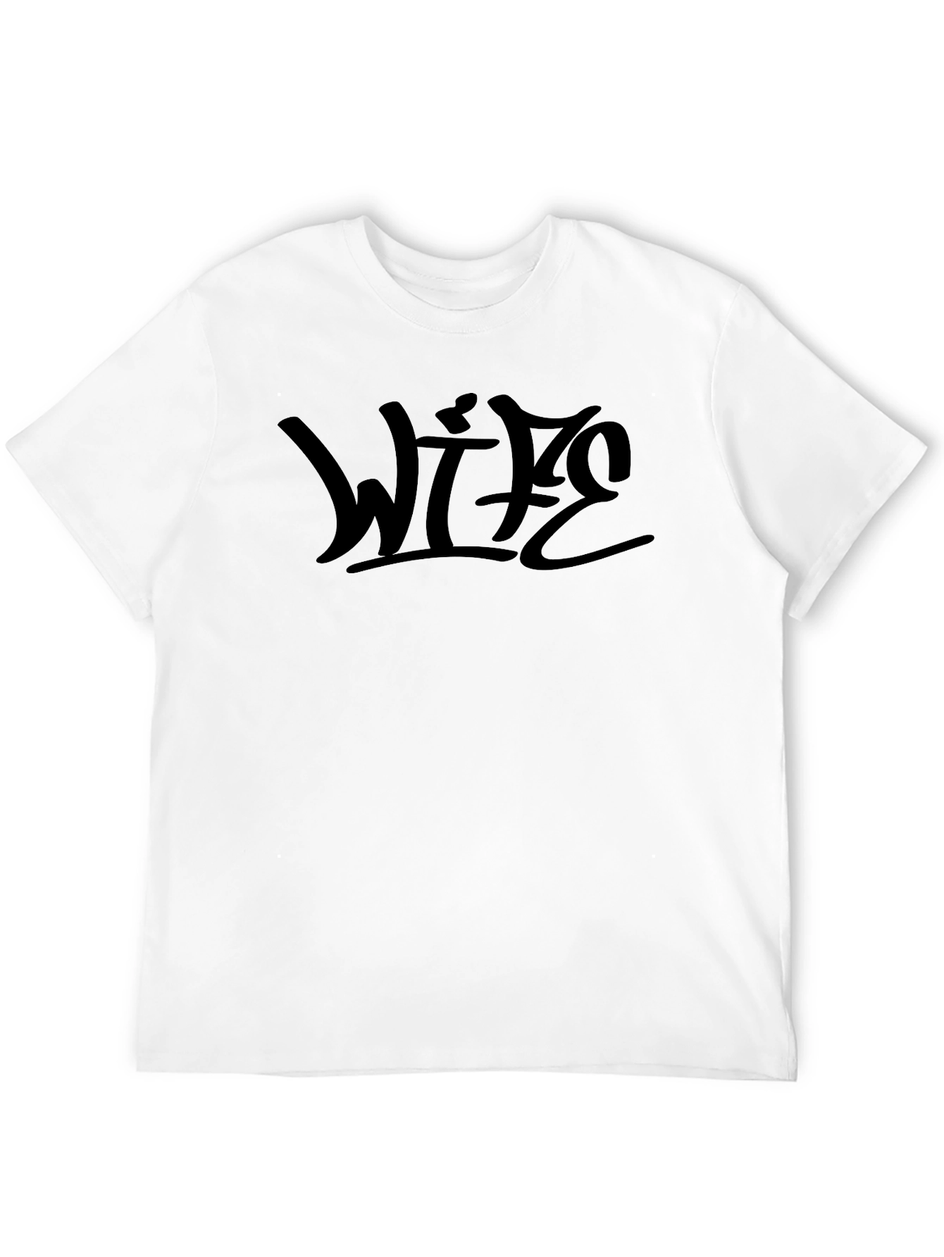 Wife Graphic Black T-Shirt
