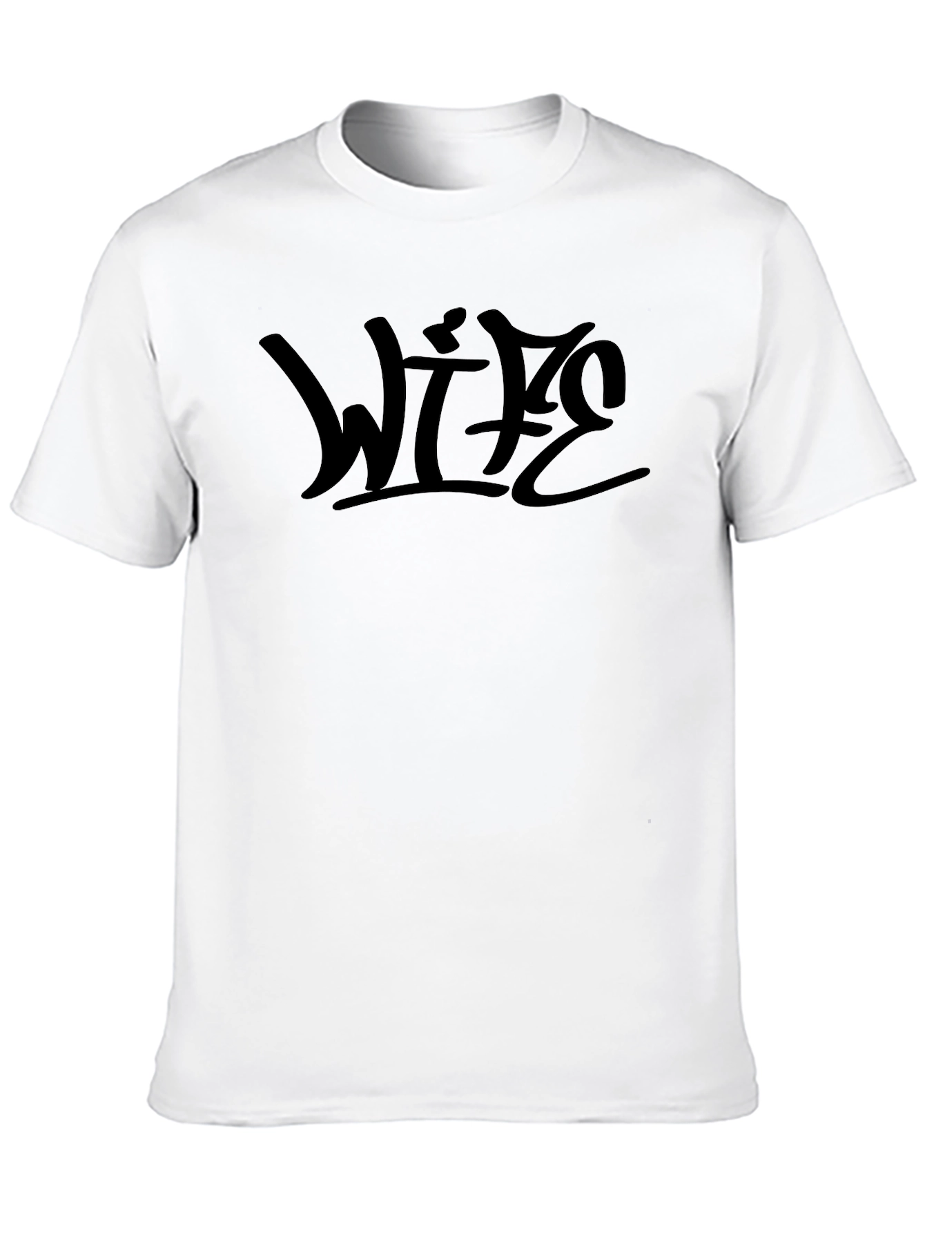 Wife Graphic Black T-Shirt