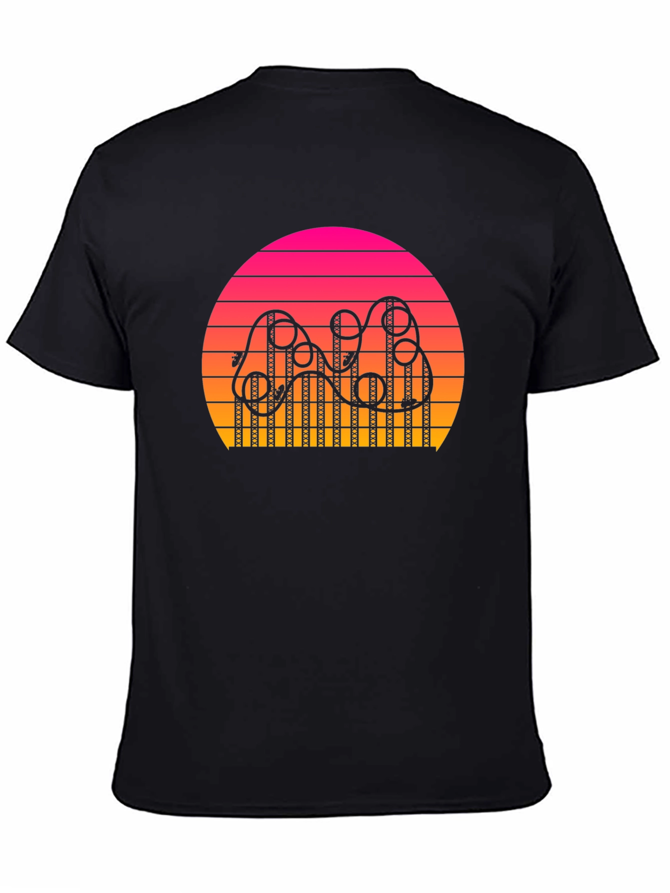 Retro Sunset Rollercoaster T-Shirt