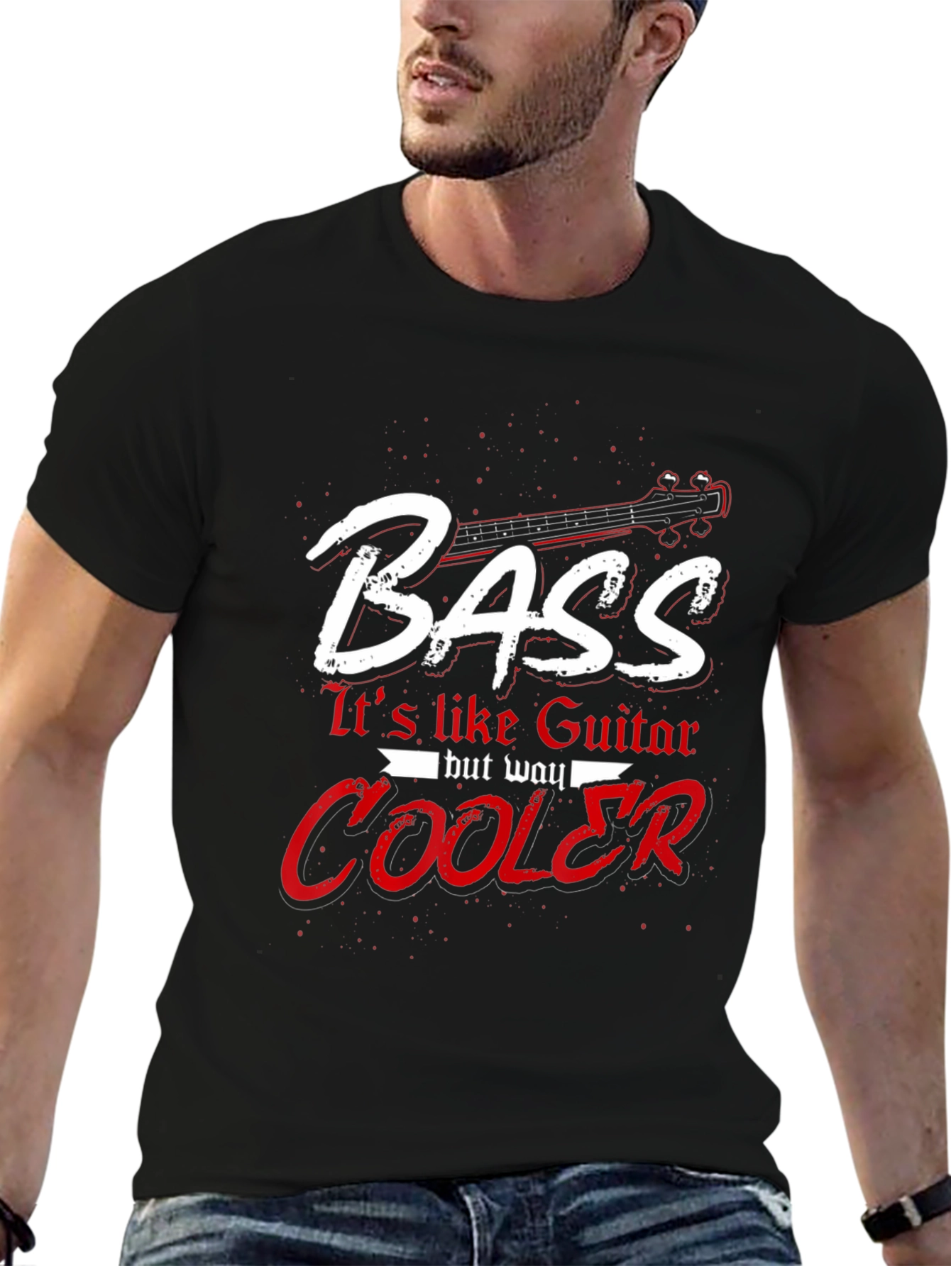 Bass Guitar Funny Music T-Shirt