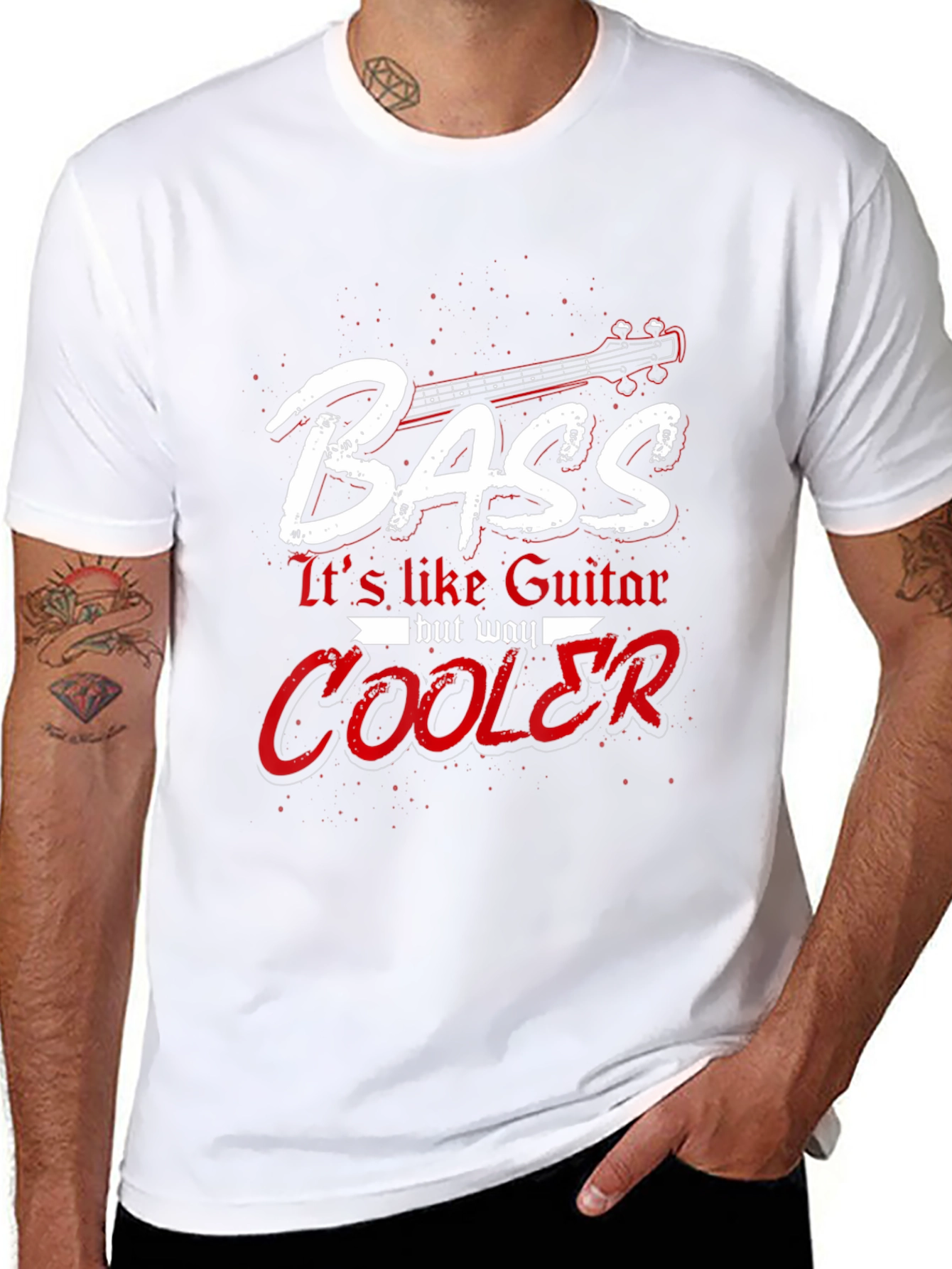 Bass Guitar Funny Music T-Shirt