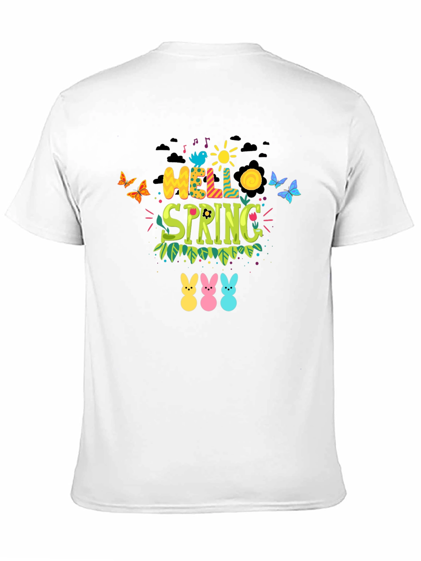 Hello Spring Graphic Tee - Easter Peeps