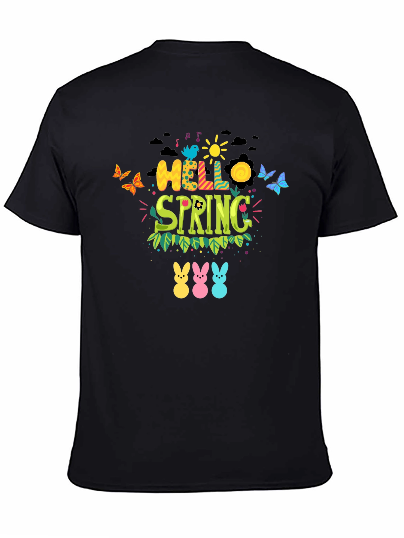 Hello Spring Graphic Tee - Easter Peeps